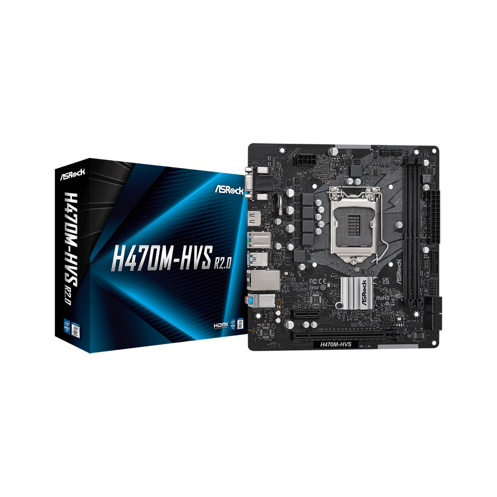 Asrock H470M-HVS L1200 mATX Motherboard