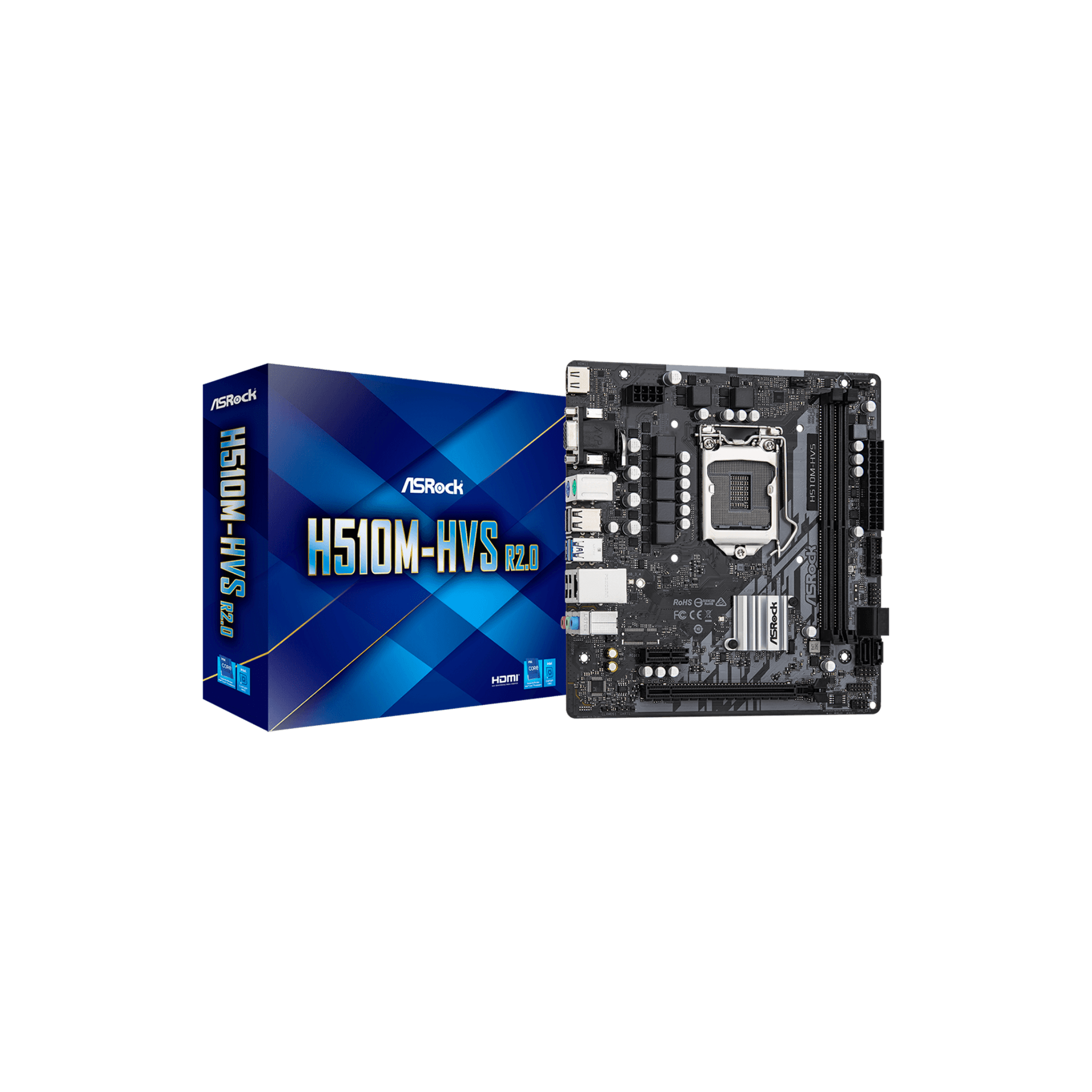 Asrock H510M-HVS R2.0 LGA1200 mATX Motherboard