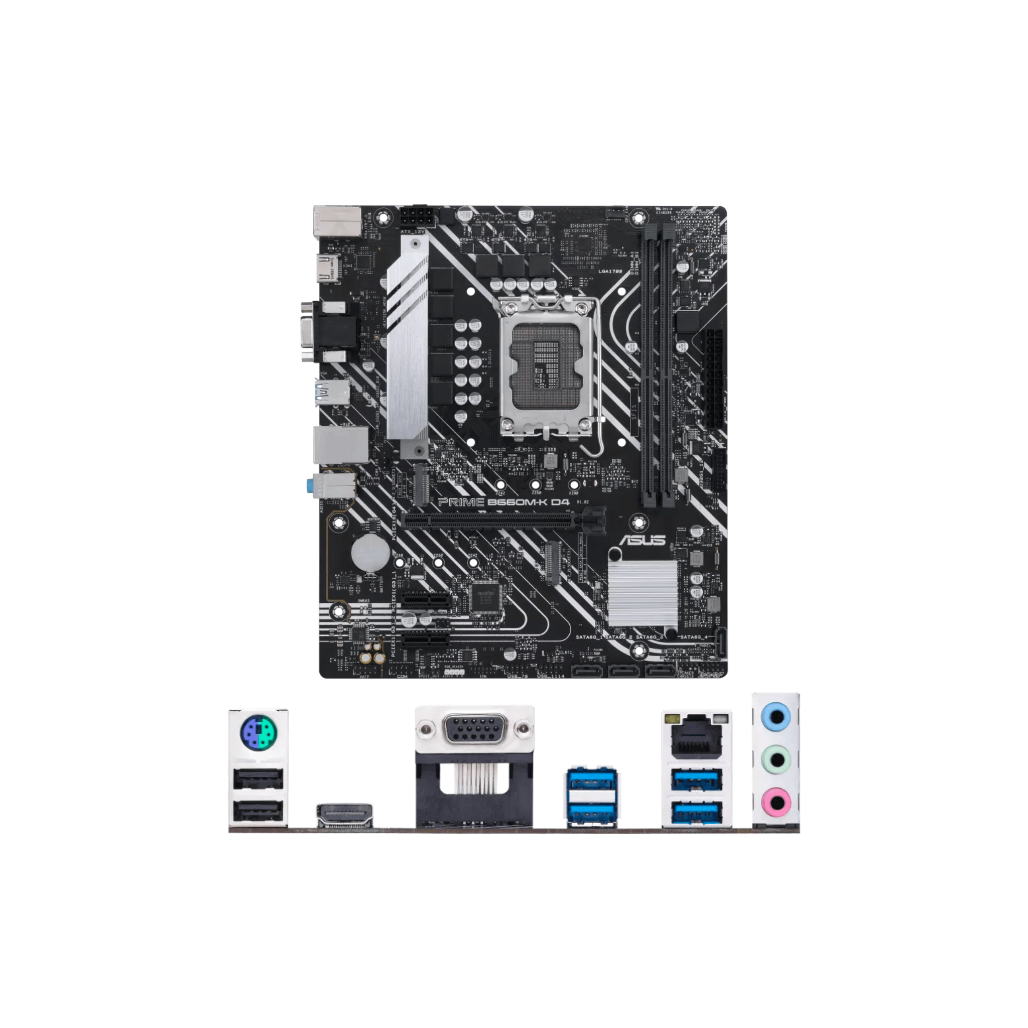 Asus Prime B660M-K D4 LGA1700 mATX Motherboard