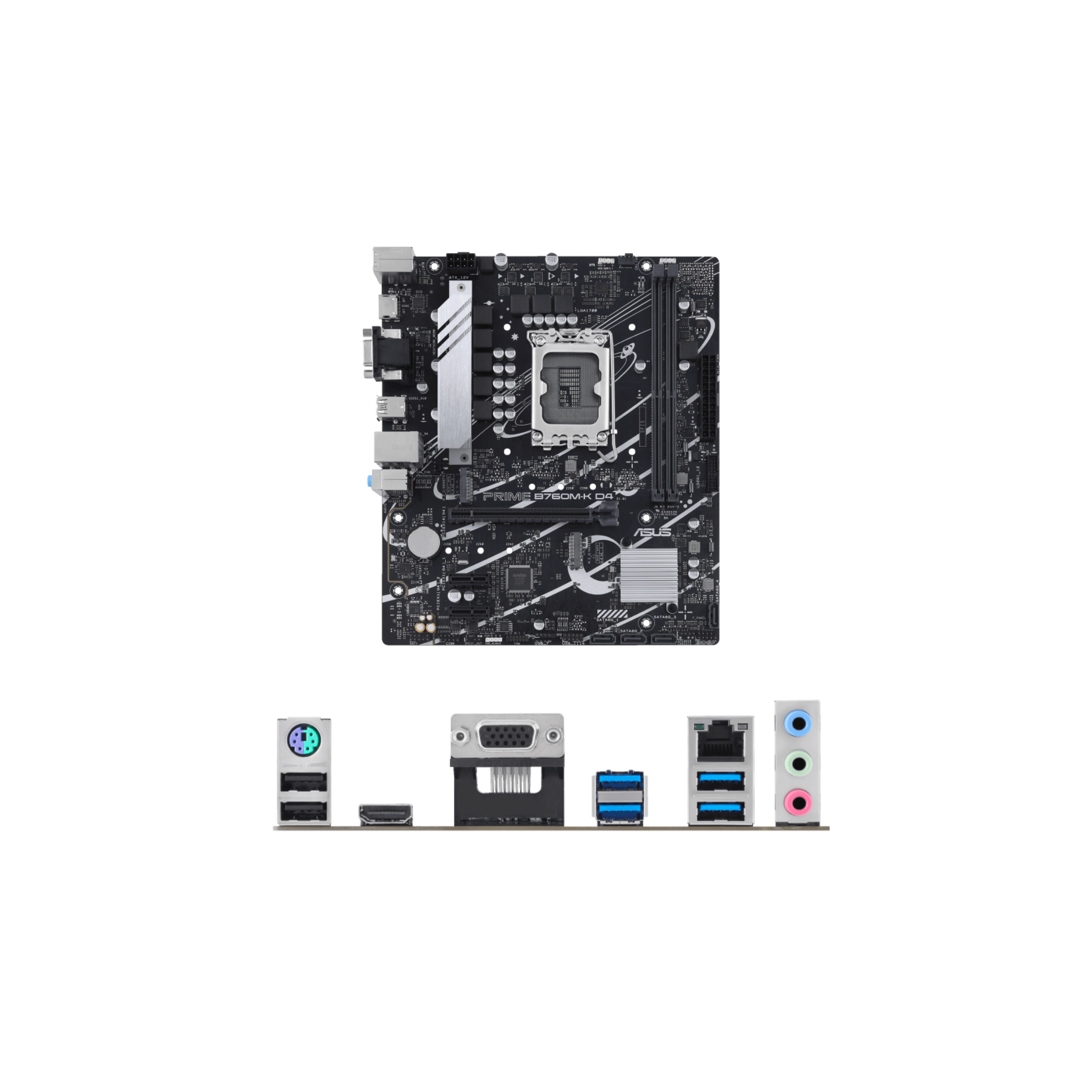 Asus Prime B760M-K D4 LGA1700 mATX Motherboard