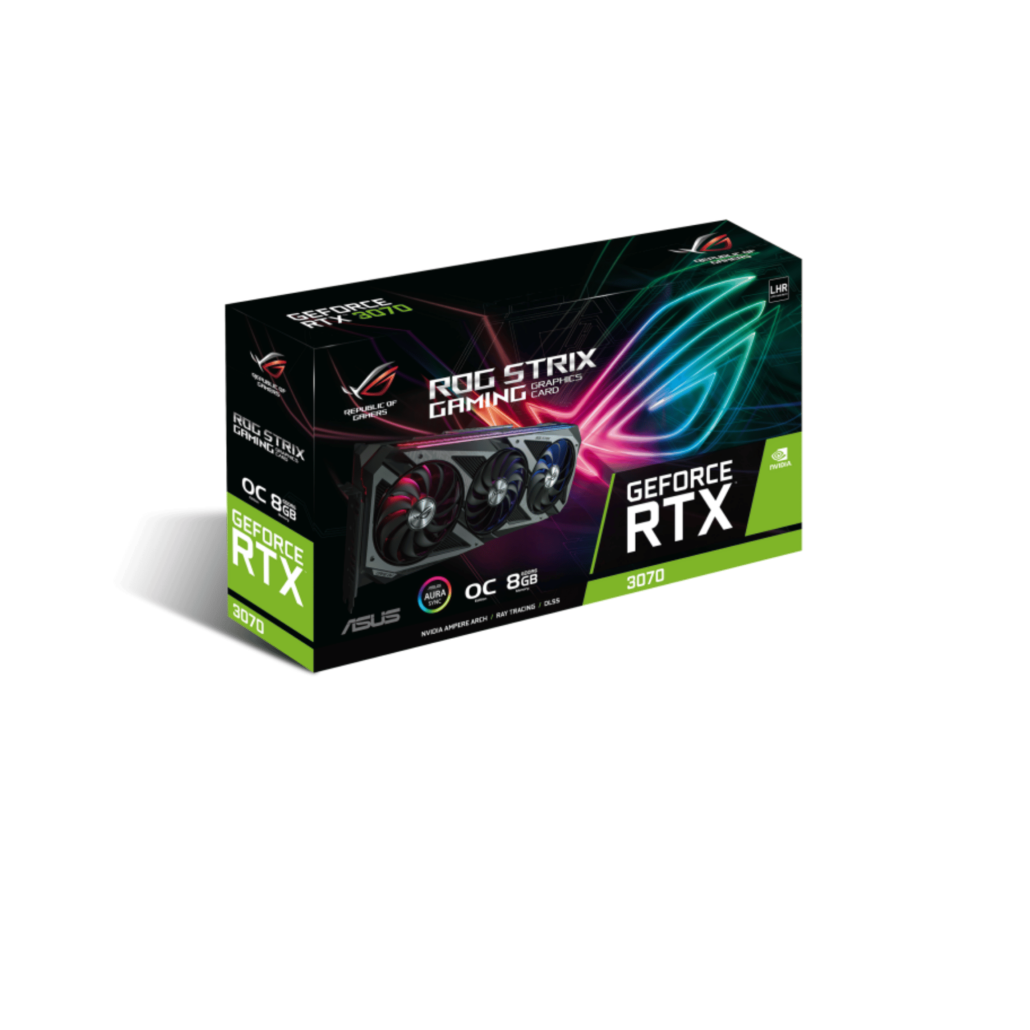 Asus ROG Strix RTX 3070 Gaming OC GDDR6 8gb Graphics Card ROG-STRIX-RTX3070-O8G-V2-GAMING