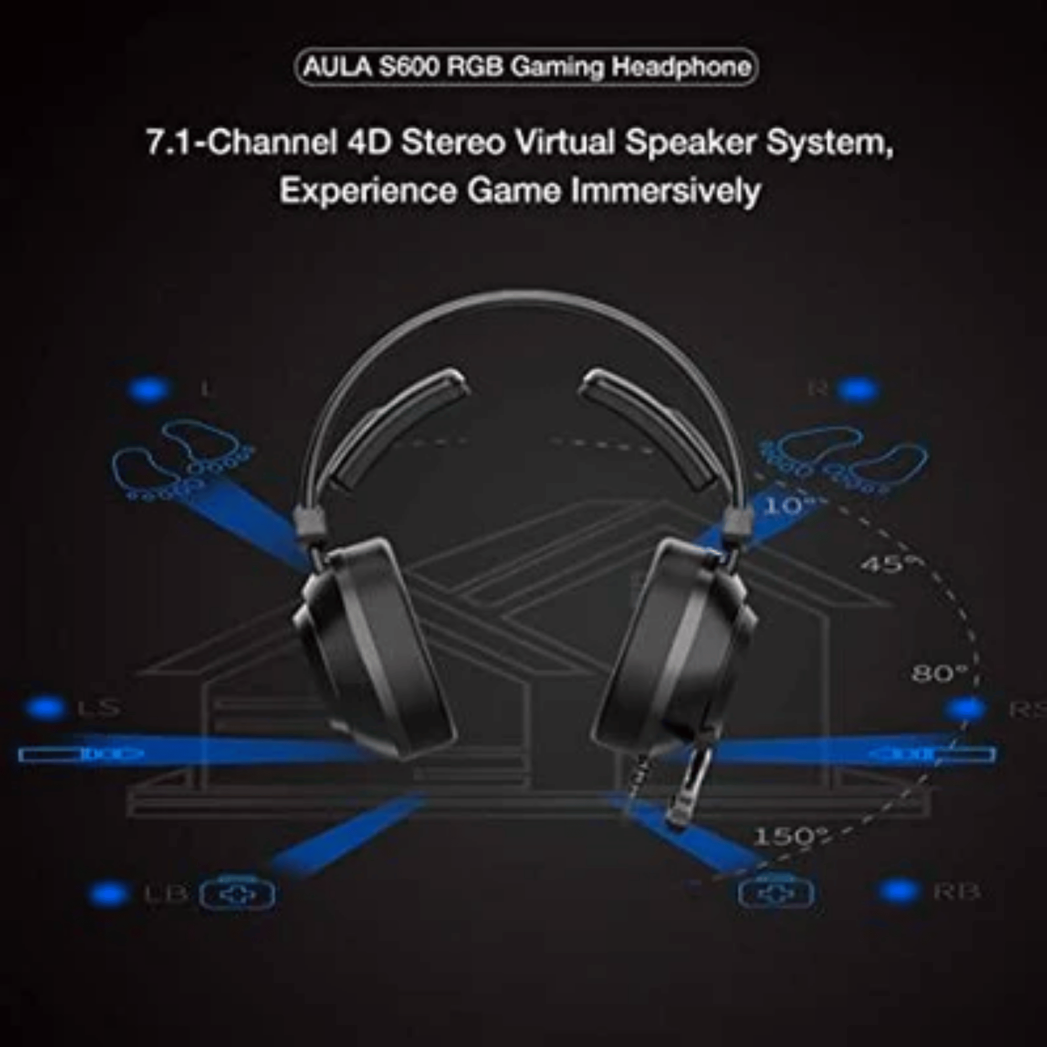 Aula Mountain S600 E-Sports Gaming Headset