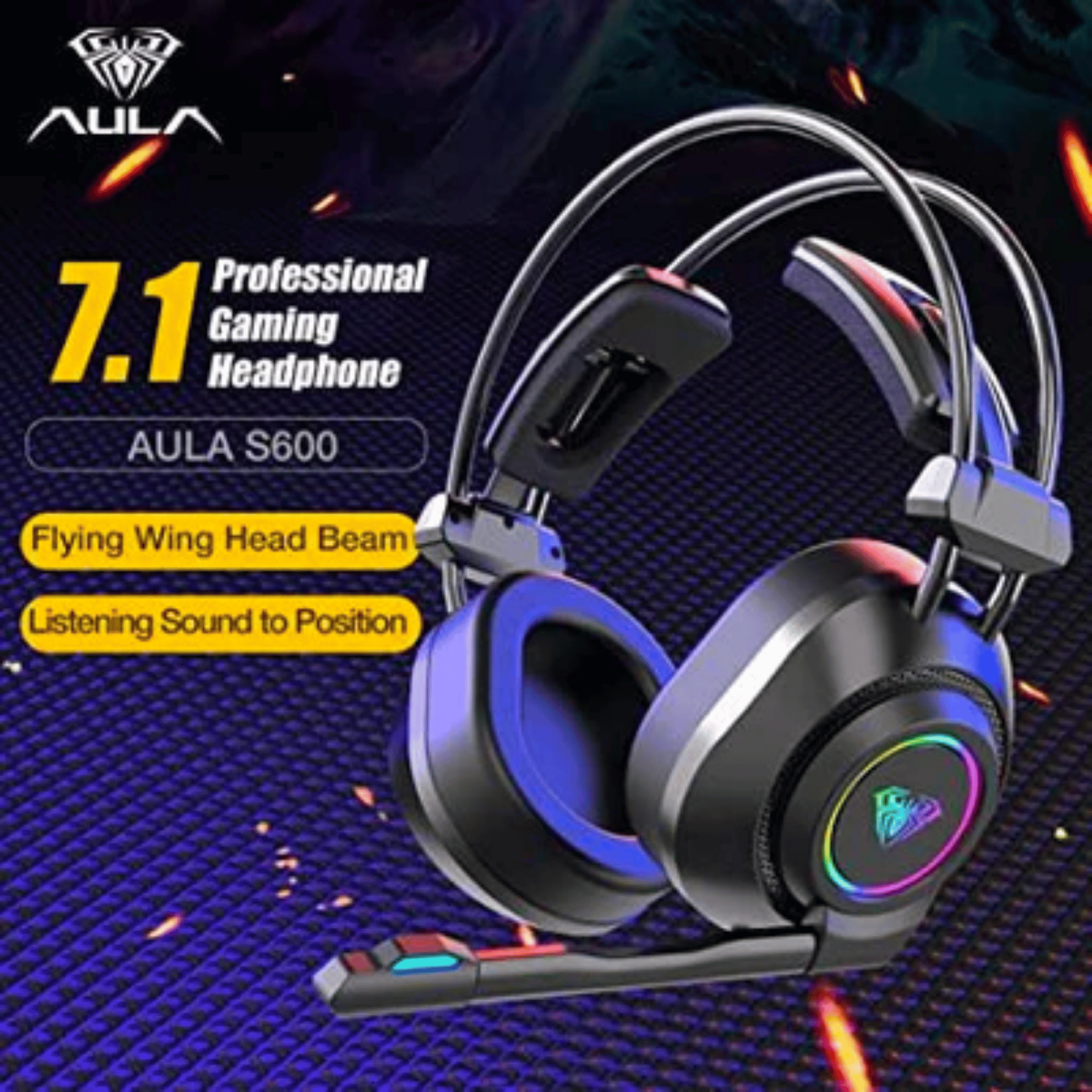 Aula Mountain S600 E-Sports Gaming Headset