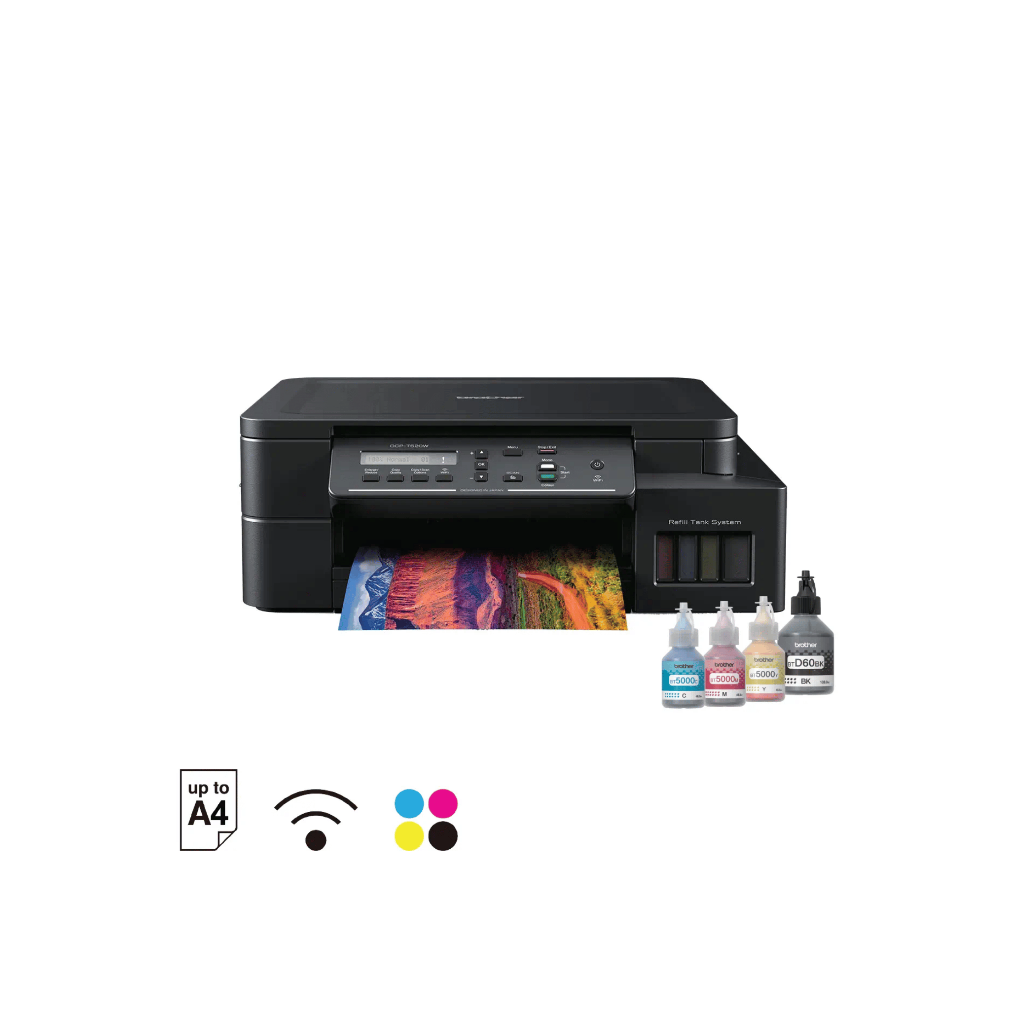 Brother DCP-T520W All-in-One Ink Tank Printer