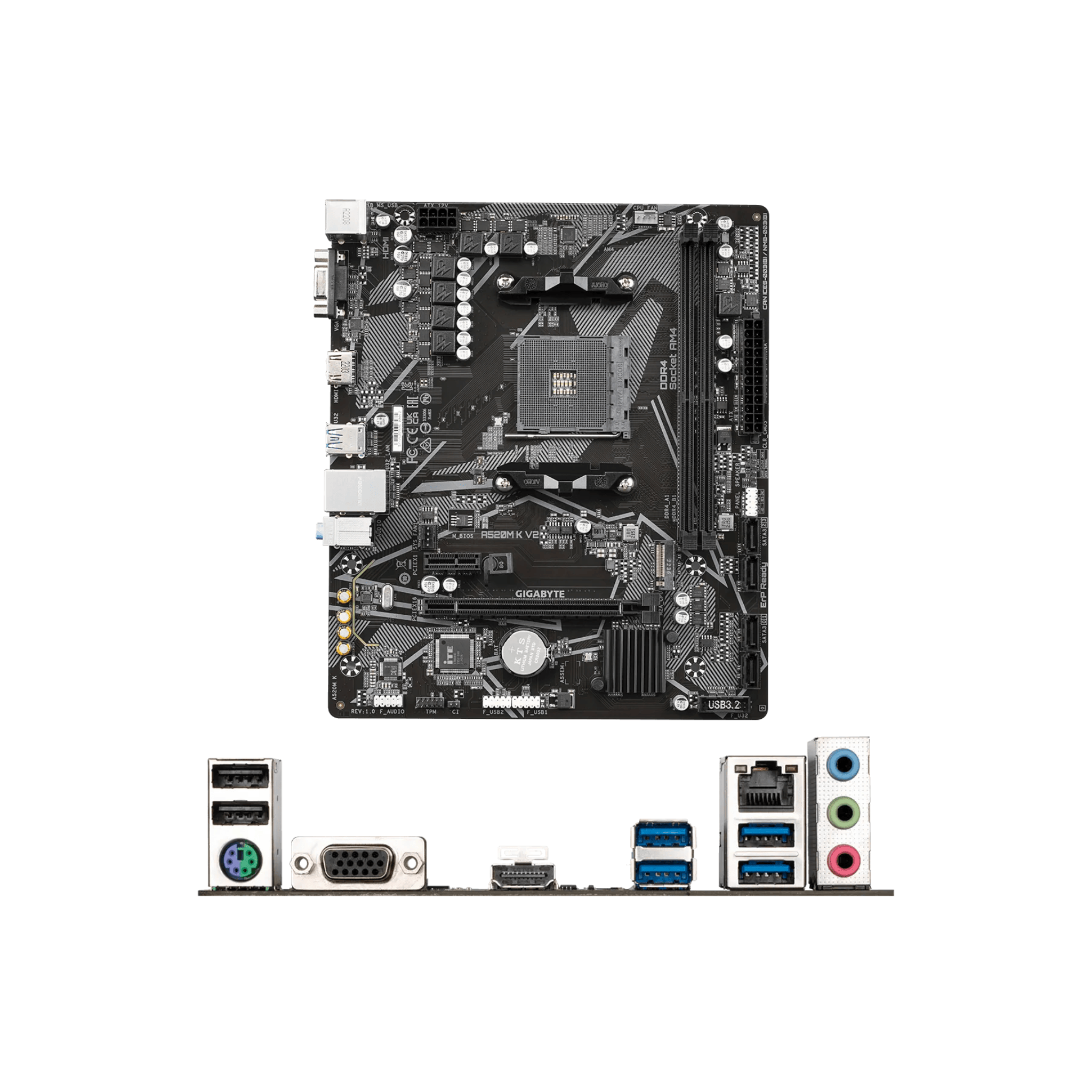 Gigabyte A520M K V2 AM4 mATX Motherboard