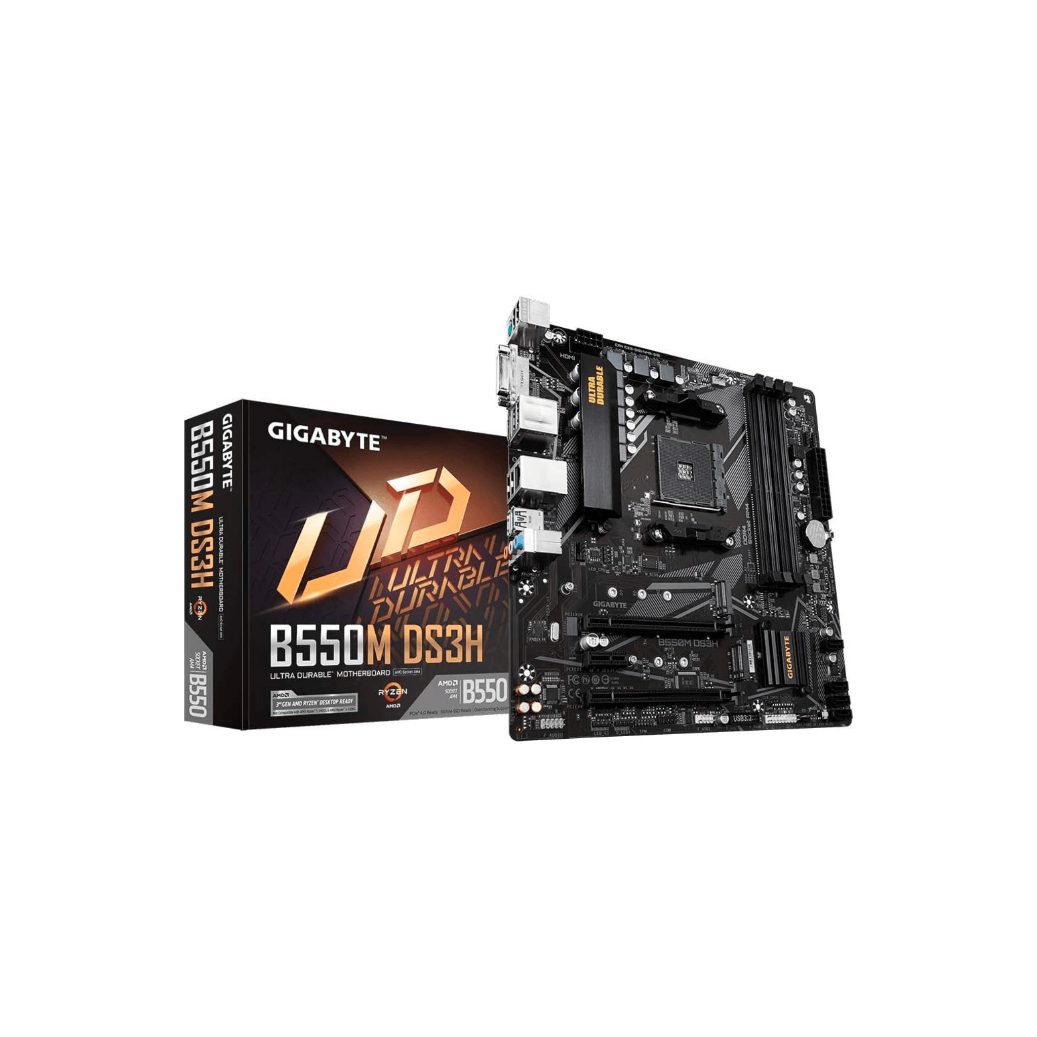 Gigabyte B550M DS3H AM4 mATX Motherboard