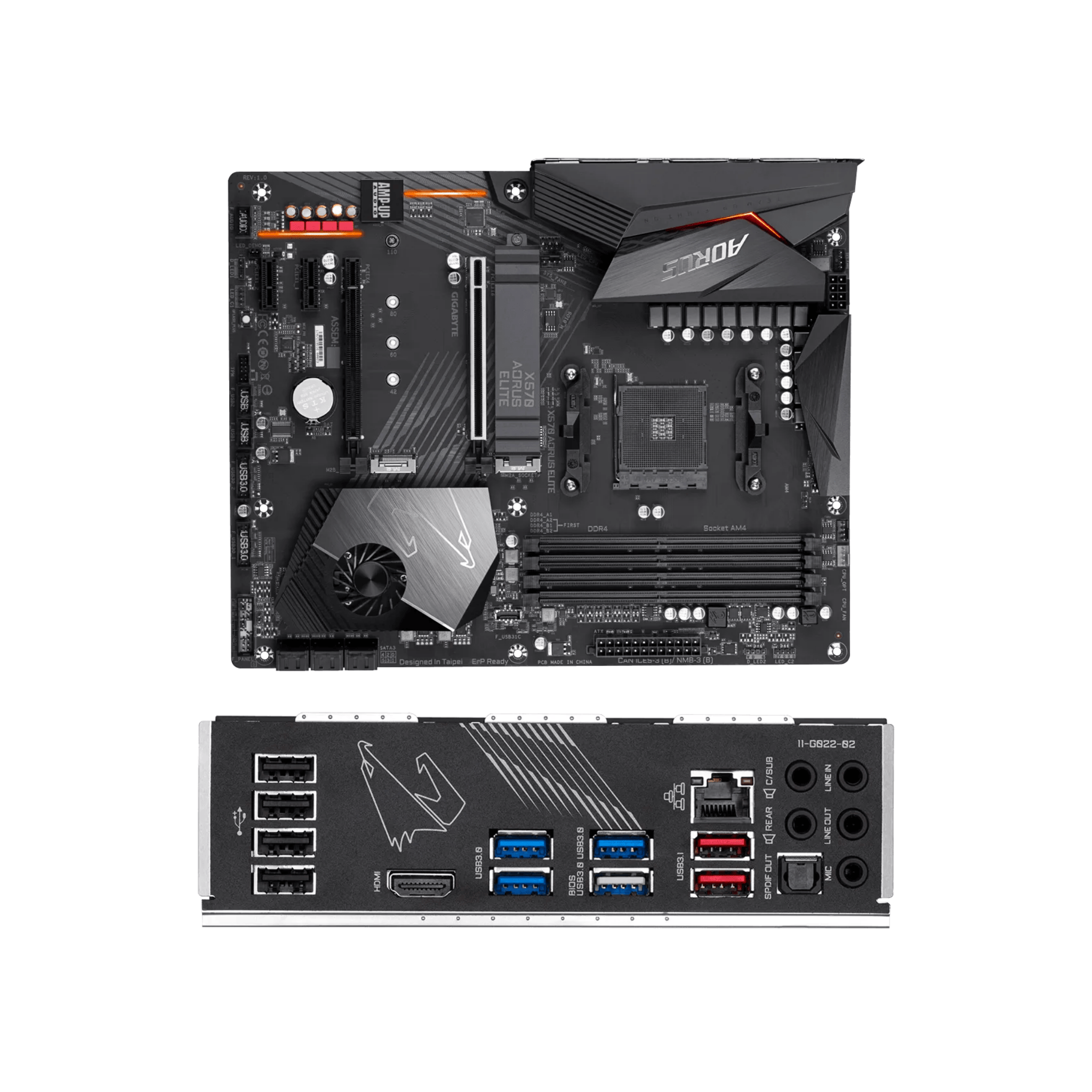 Gigabyte X570 Aorus Elite AM4 ATX Motherboard