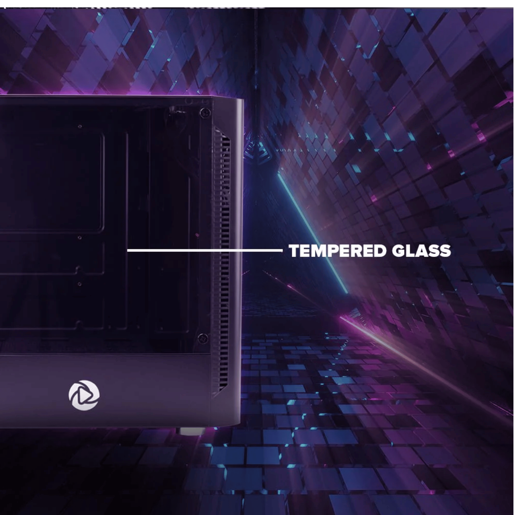 Inplay Meteor M03 Mid Tower Tempered Glass Gaming Case