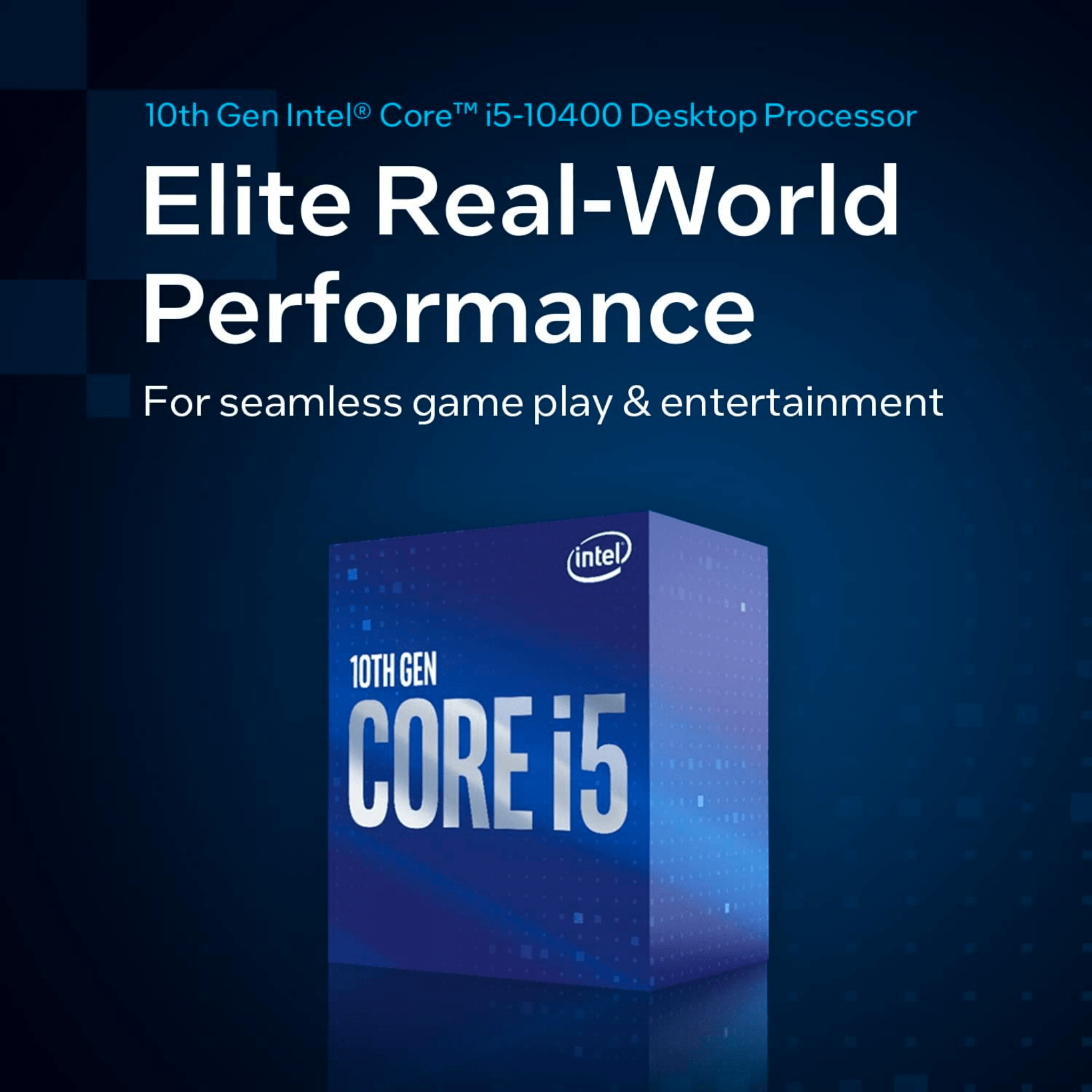 Intel i5-10400 6 Core 12 Thread/ 4.30GHz Max/ 2.90GHz Base/ 12mb/ LGA 1200