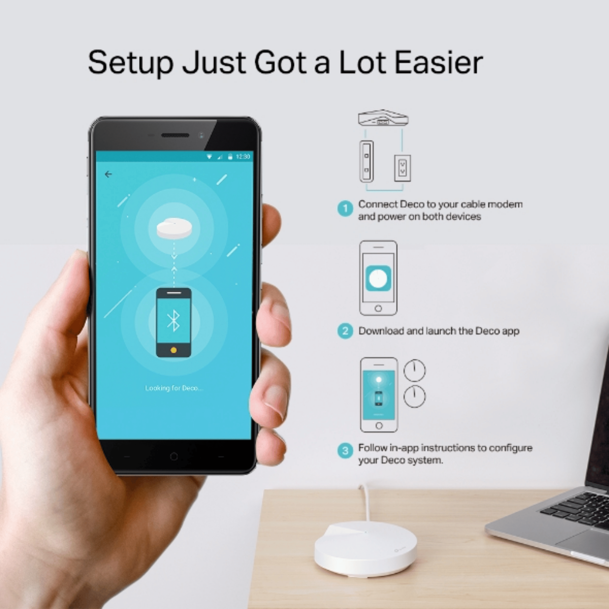 Tp-link AC2200 Deco M9 Plus Smart Home Mesh Wi-Fi System (2 Pack)