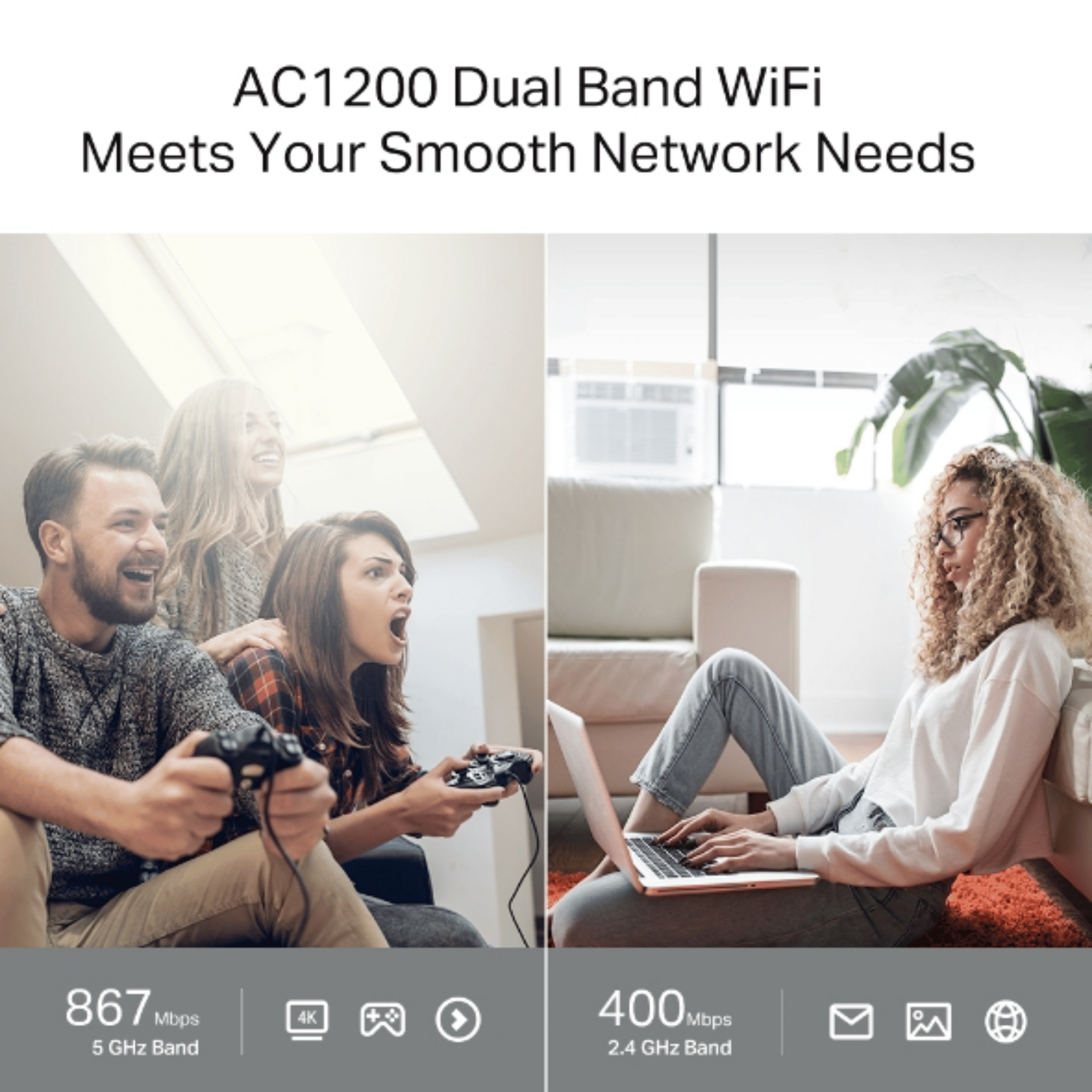 Tp-link Archer C64 AC1200 Dual Band Full Gigabit Wi-Fi Router