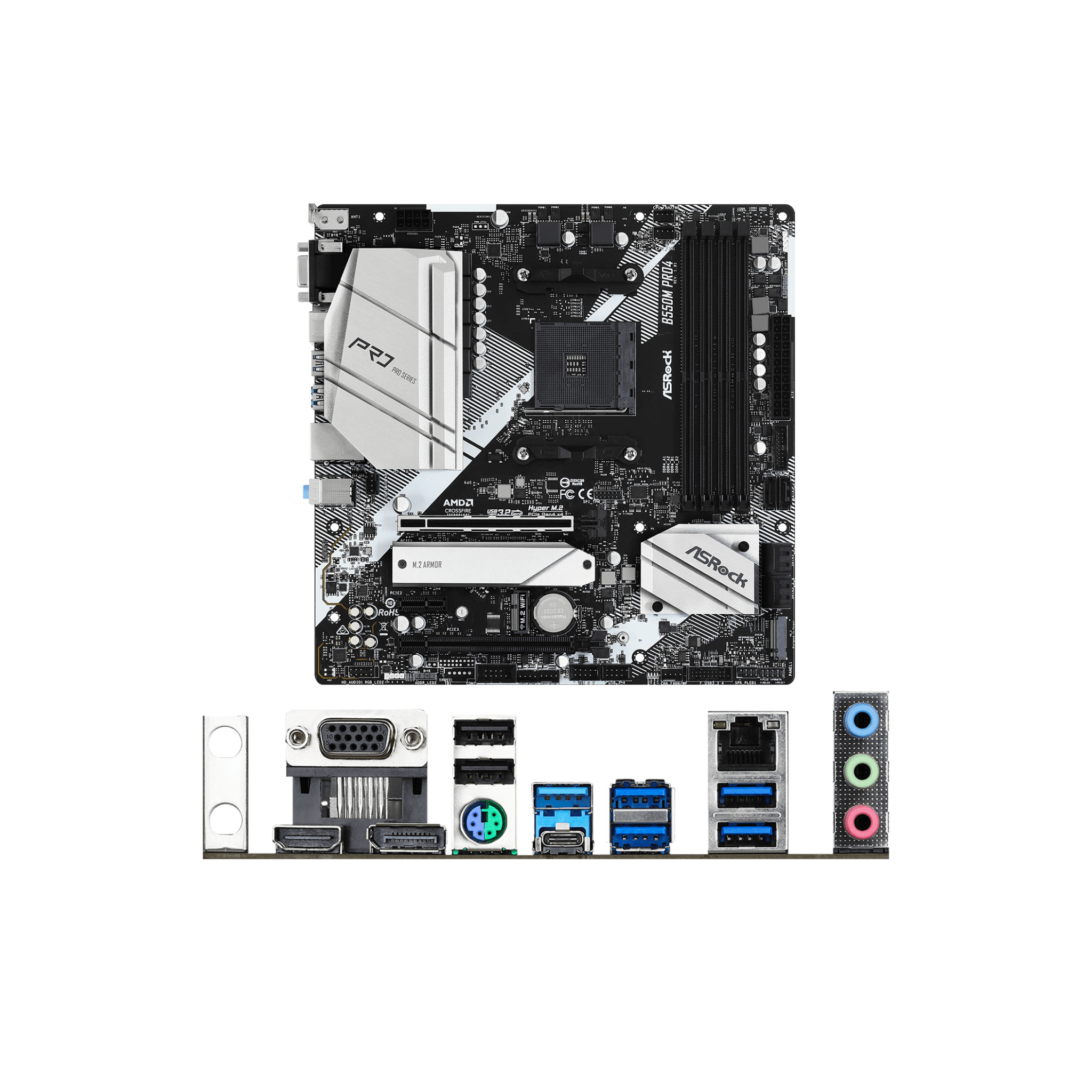 Asrock B550M Pro 4 AMD mATX Motherboard
