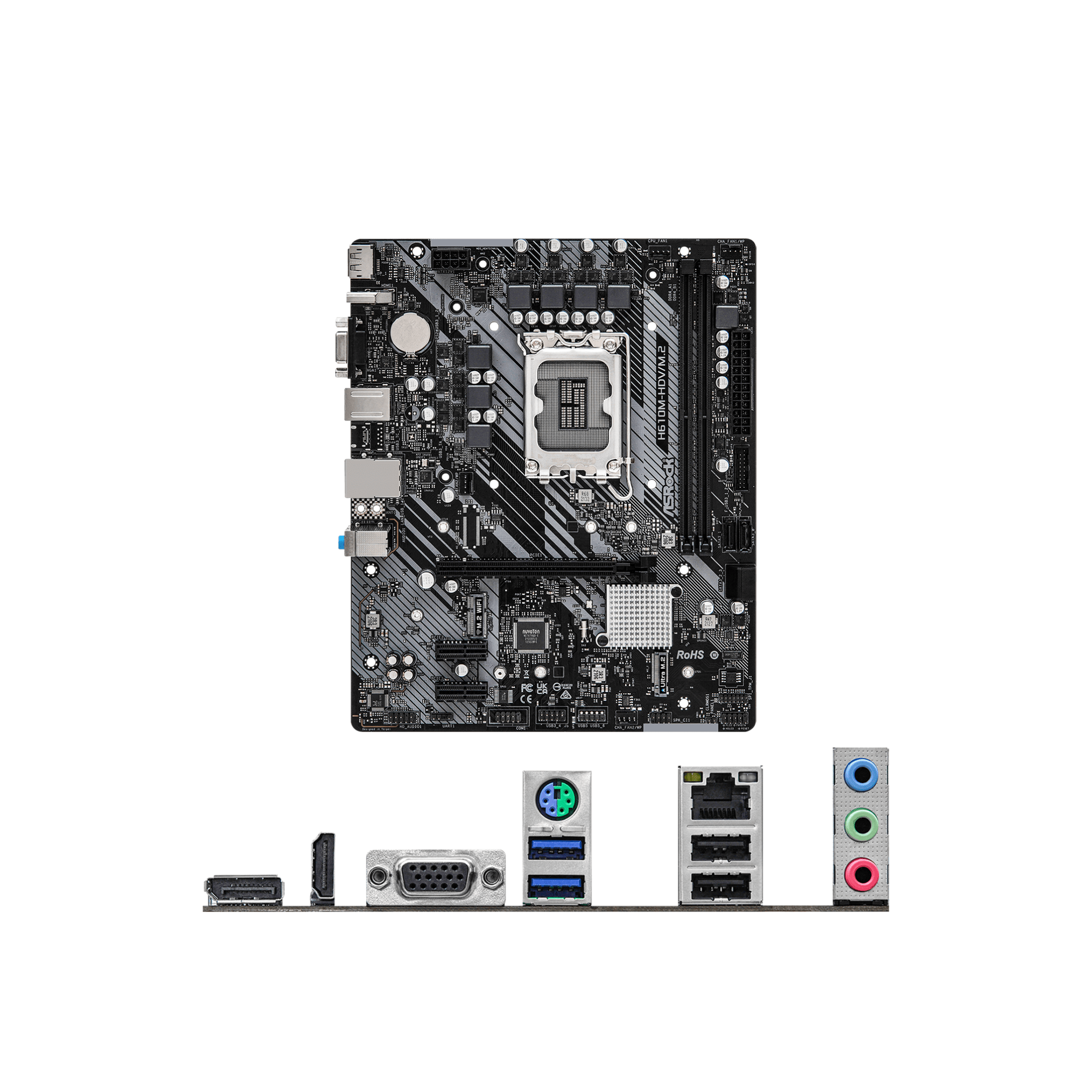 Asrock H610M-HDV/M.2 + LGA1700 mATX Motherboard