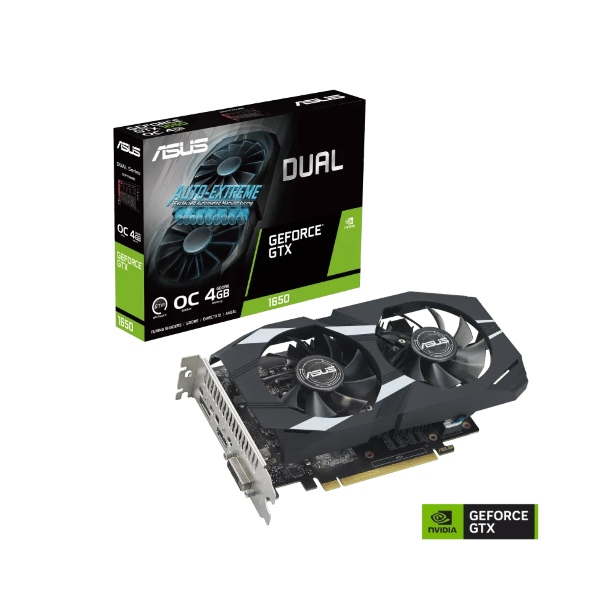 Asus GTX 1650 Dual OC GDDR6 4gb Graphics Card