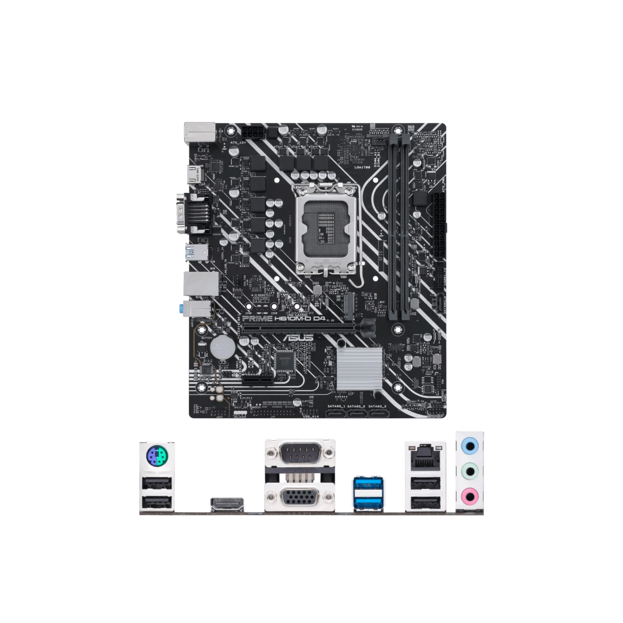 Asus Prime H610M-D D4 LGA1700 mATX Motherboard