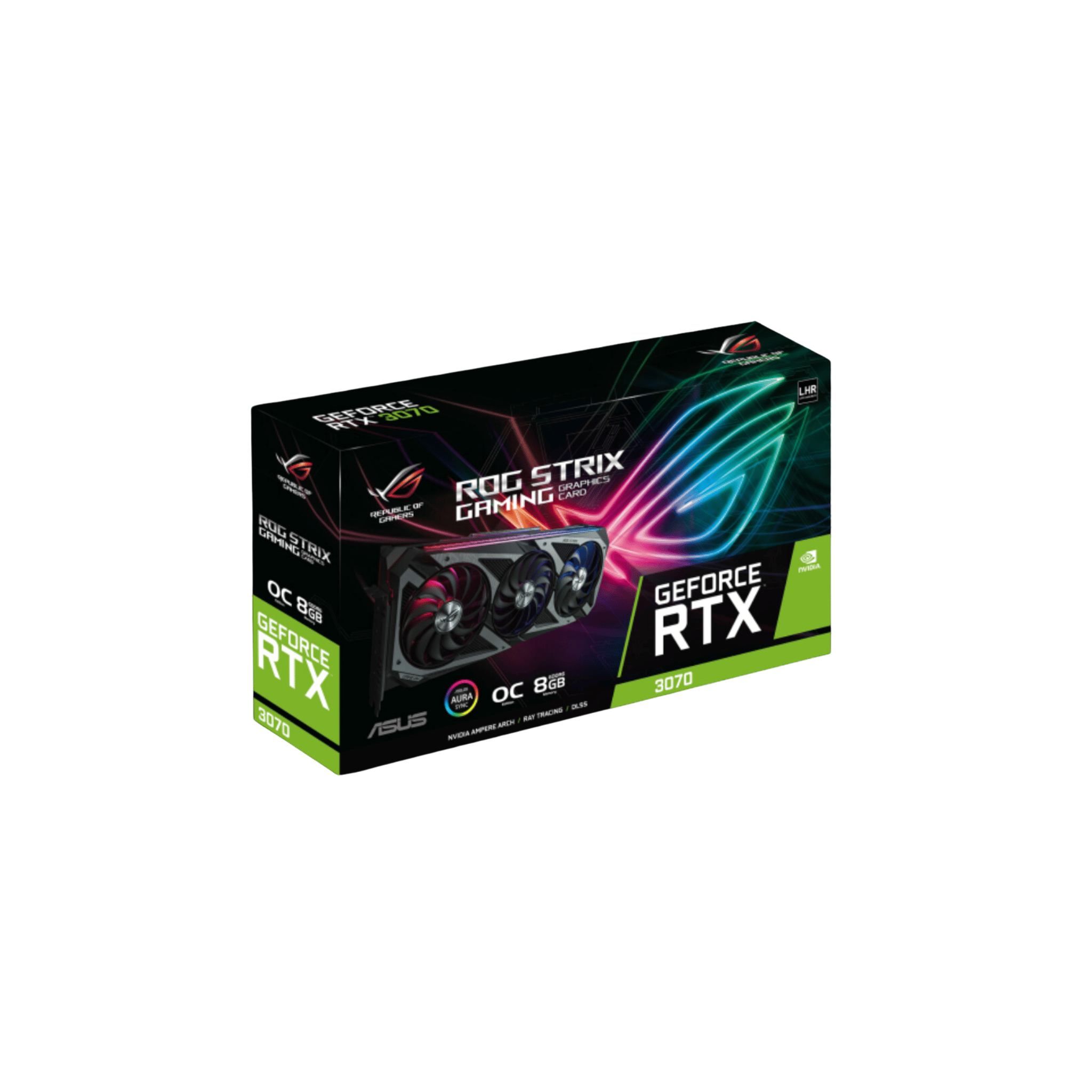 Asus ROG Strix RTX 3070 GDDR6 8gb V2 Gaming Graphics Card ROG-STRIX-RTX3070-O8G-V2-GAMING