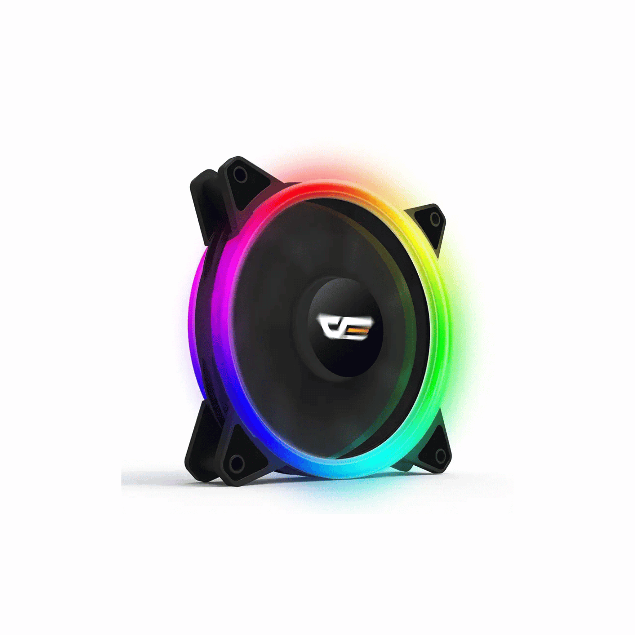 Darkflash DR12 Pro ARGB Double Ring RGB Cooling Fan (1 pack)