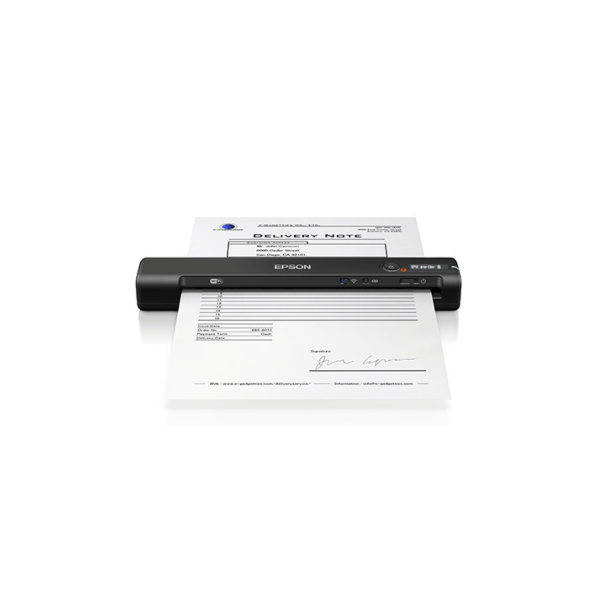 Epson Workforce ES-60W Wireless Portable Color Document Scanner