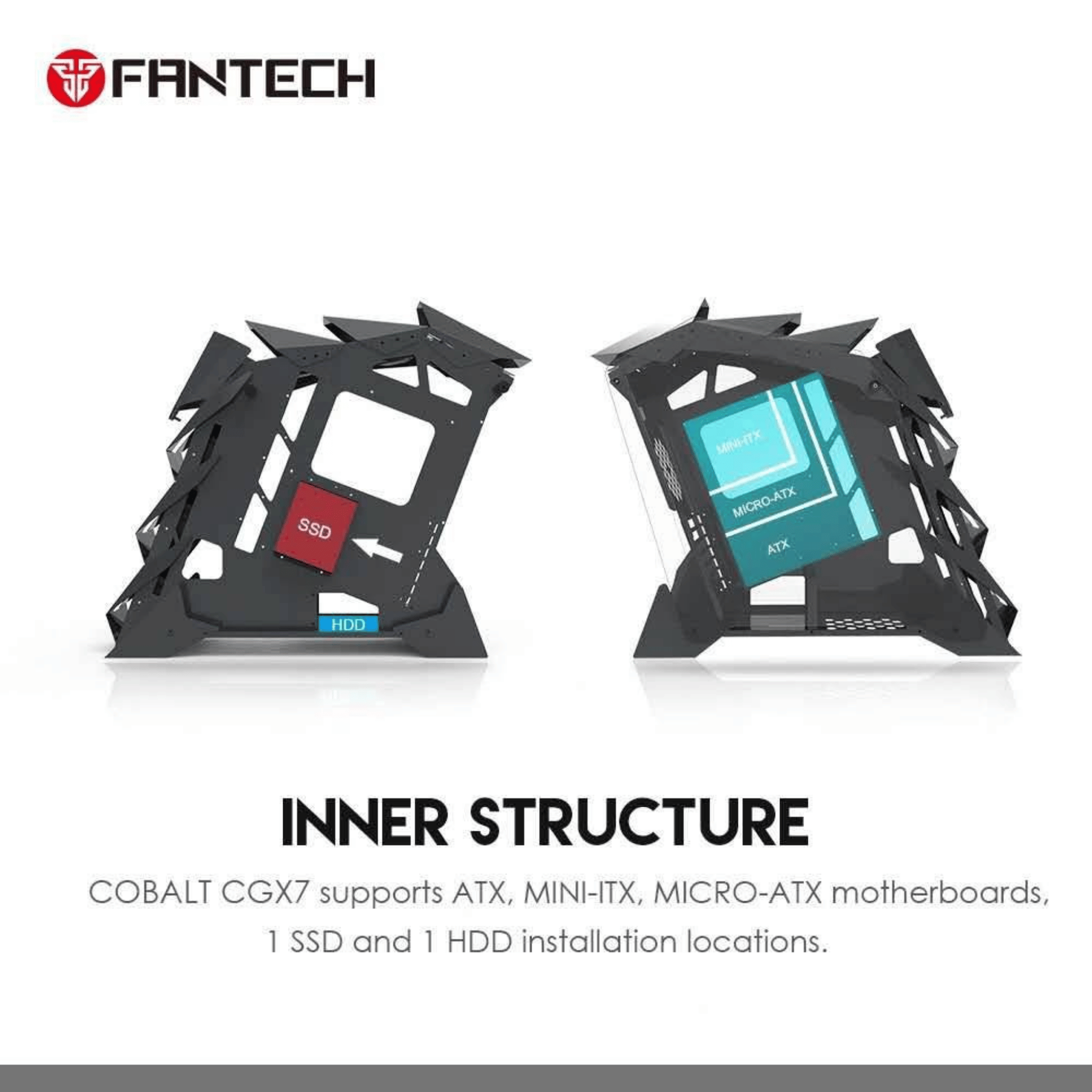 Fantech Cobalt CGX7 Mid Tower Case