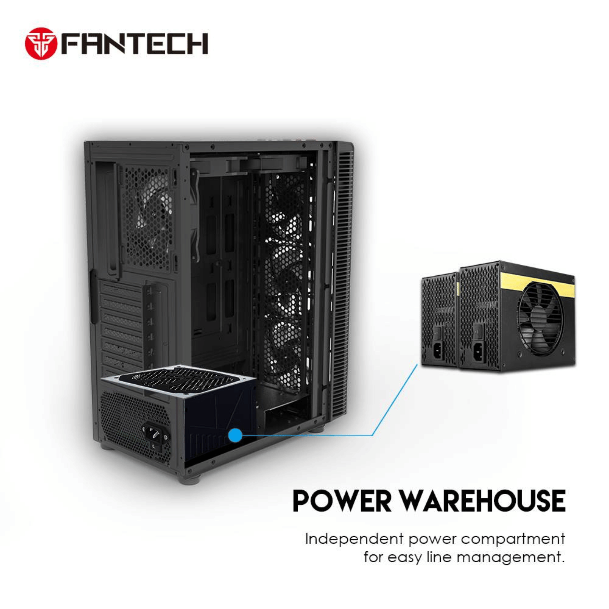 Fantech Hexa CG73 Mid Tower Case