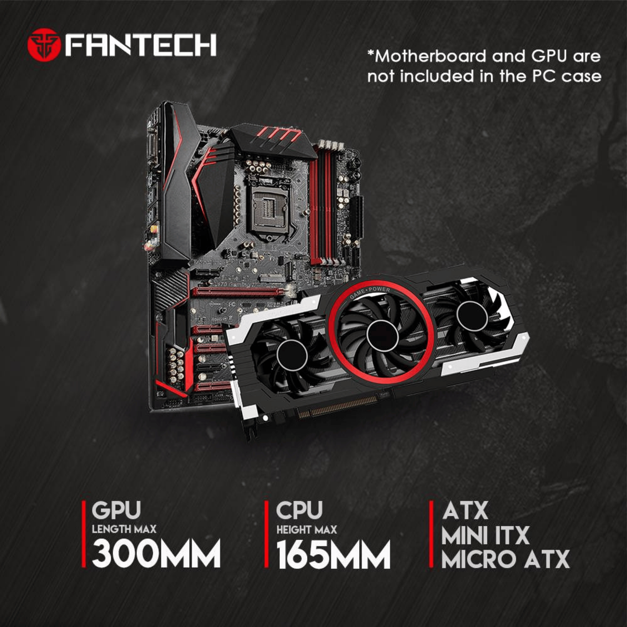 Fantech Hexa CG73 Mid Tower Case
