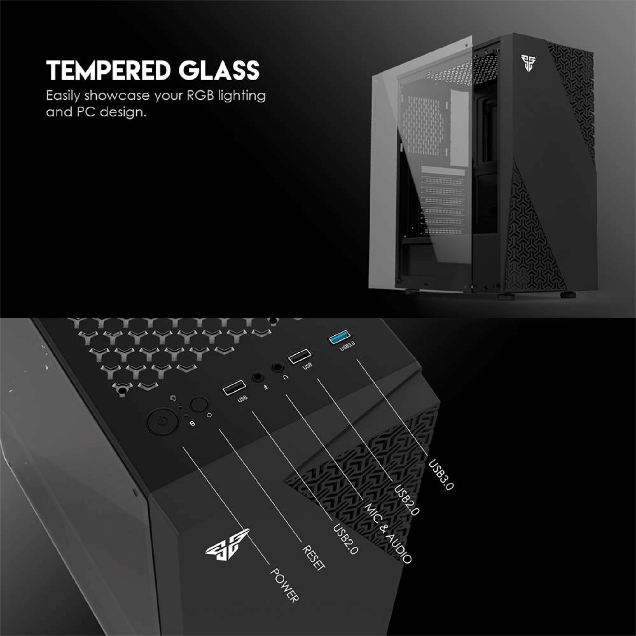 Fantech Hexa CG73 Mid Tower Case