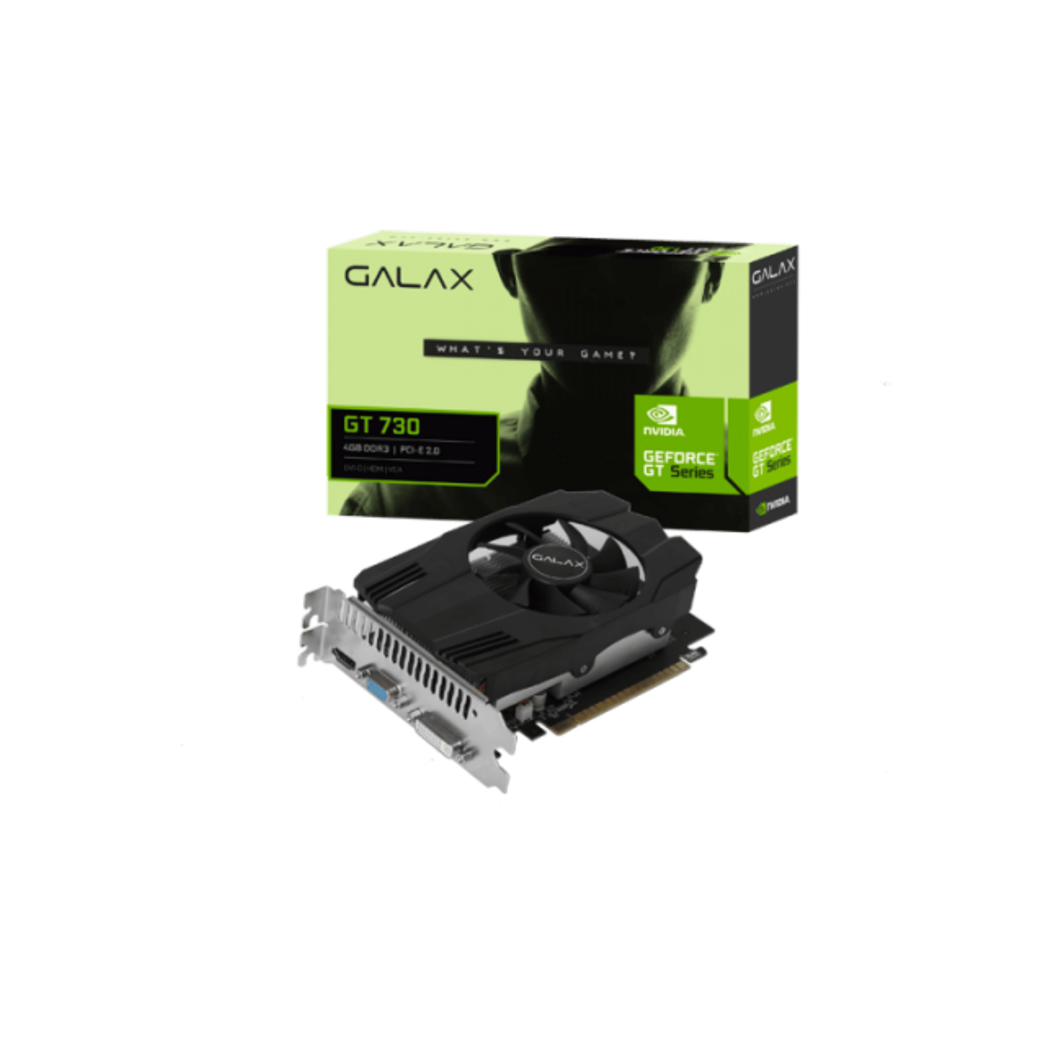 Galax GT 730 LP DDR3 4gb Graphics Card 73GQF8HX00HD
