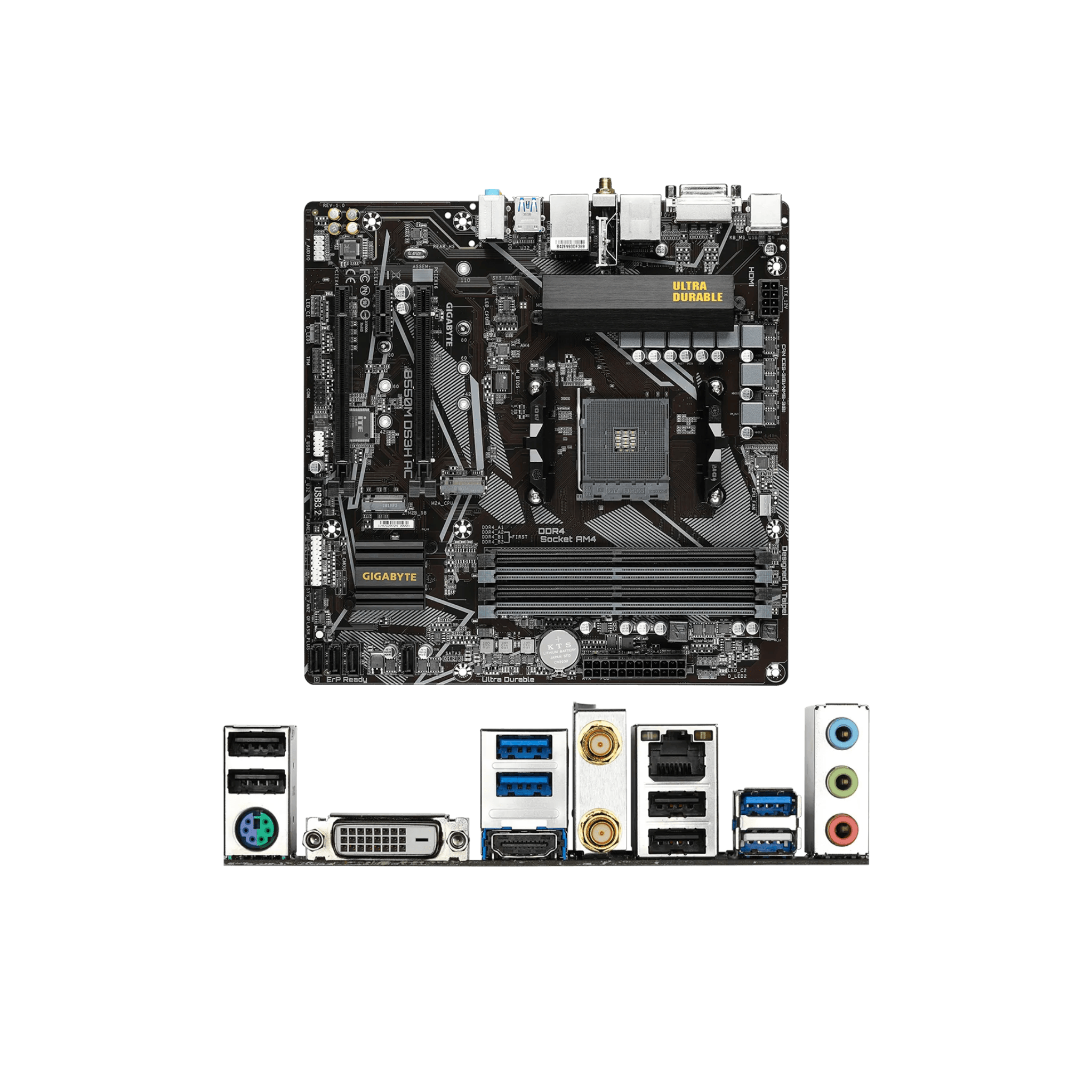 Gigabyte B550M DS3H AC AM4 mATX Motherboard