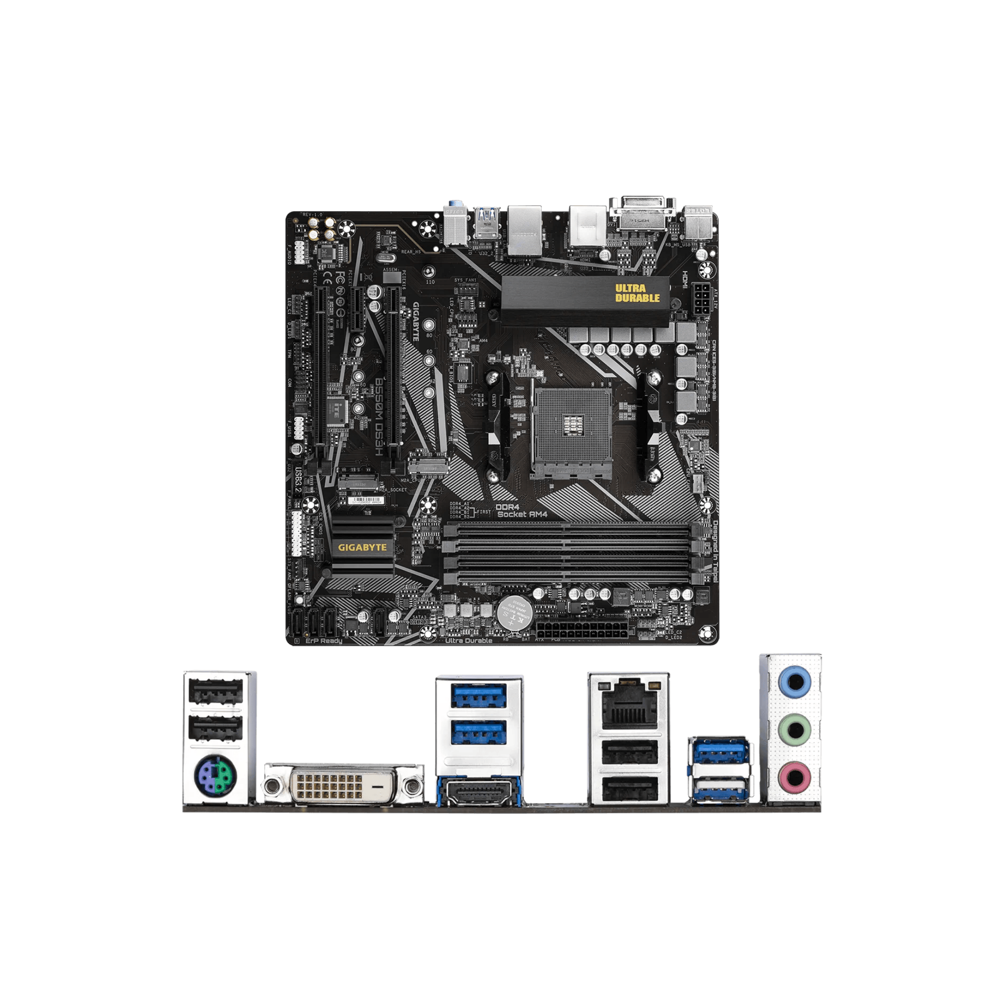 Gigabyte B550M DS3H AM4 mATX Motherboard