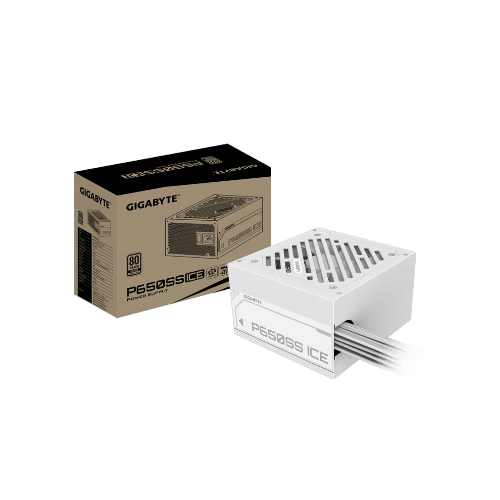 Gigabyte P660SS-ICE 650W 80+ Silver PSU (White, Black) GP-P650SS-ICE / GP-P650SS