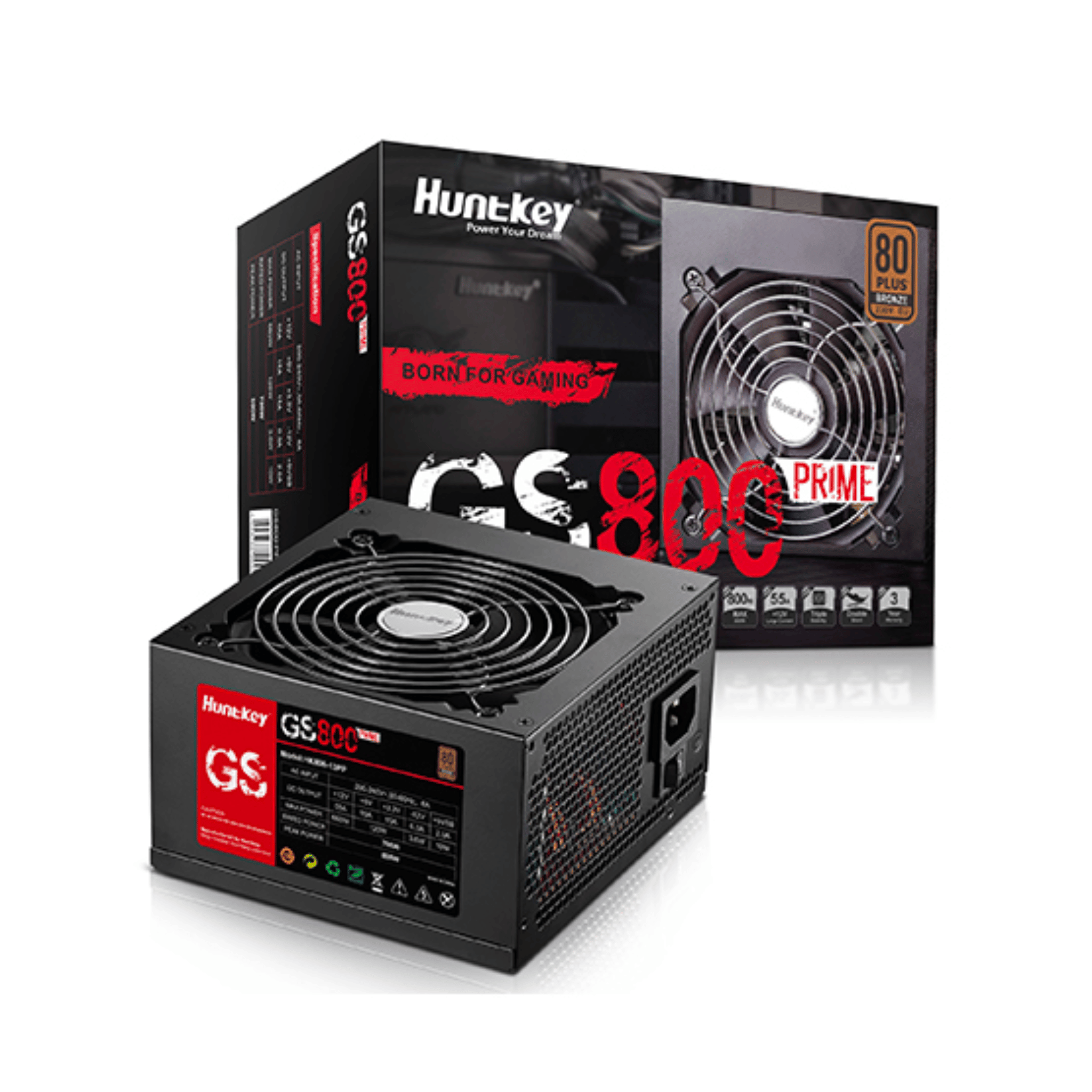 Huntkey GS Prime Series GS800 Prime 800W 80+ Bronze PSU
