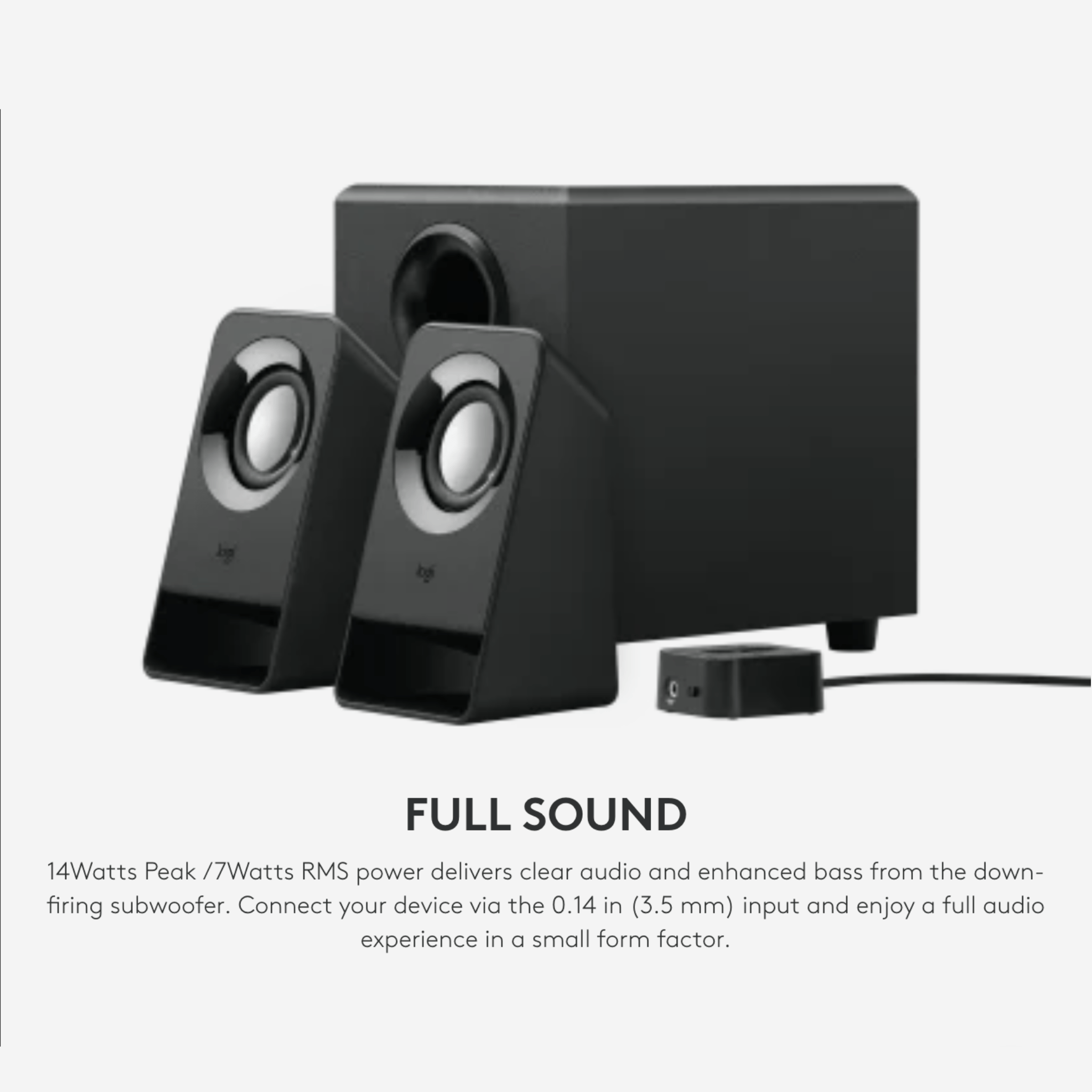 Logitech Z213 Compact 2.1 Speaker System