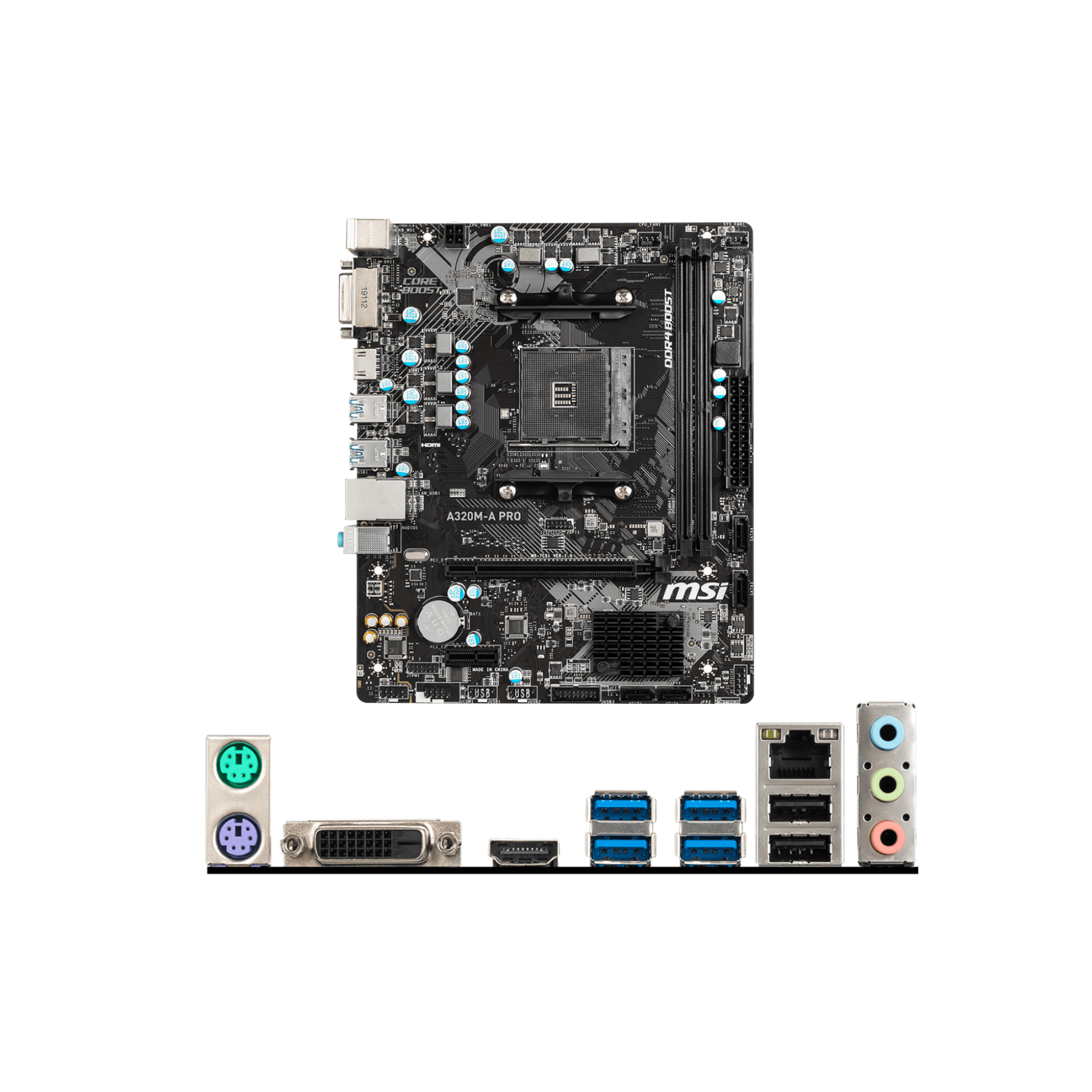 MSI A320M-A Pro AM4 mATX Motherboard