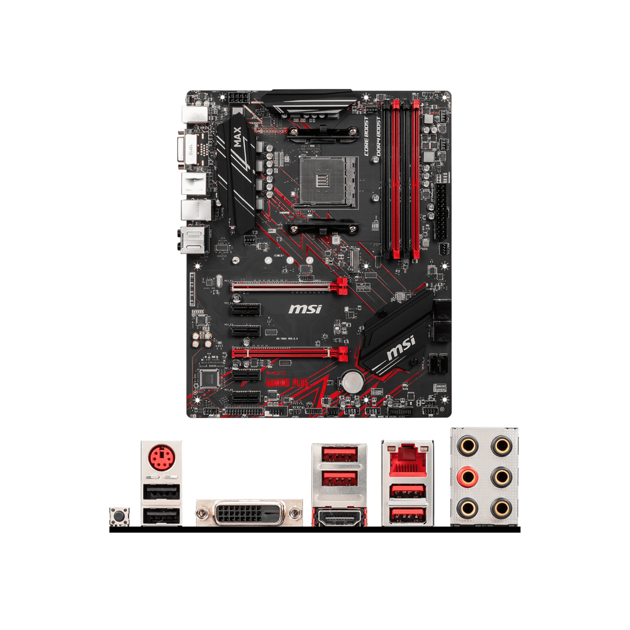 MSI B450 Gaming Plus Max AM4 ATX Motherboard