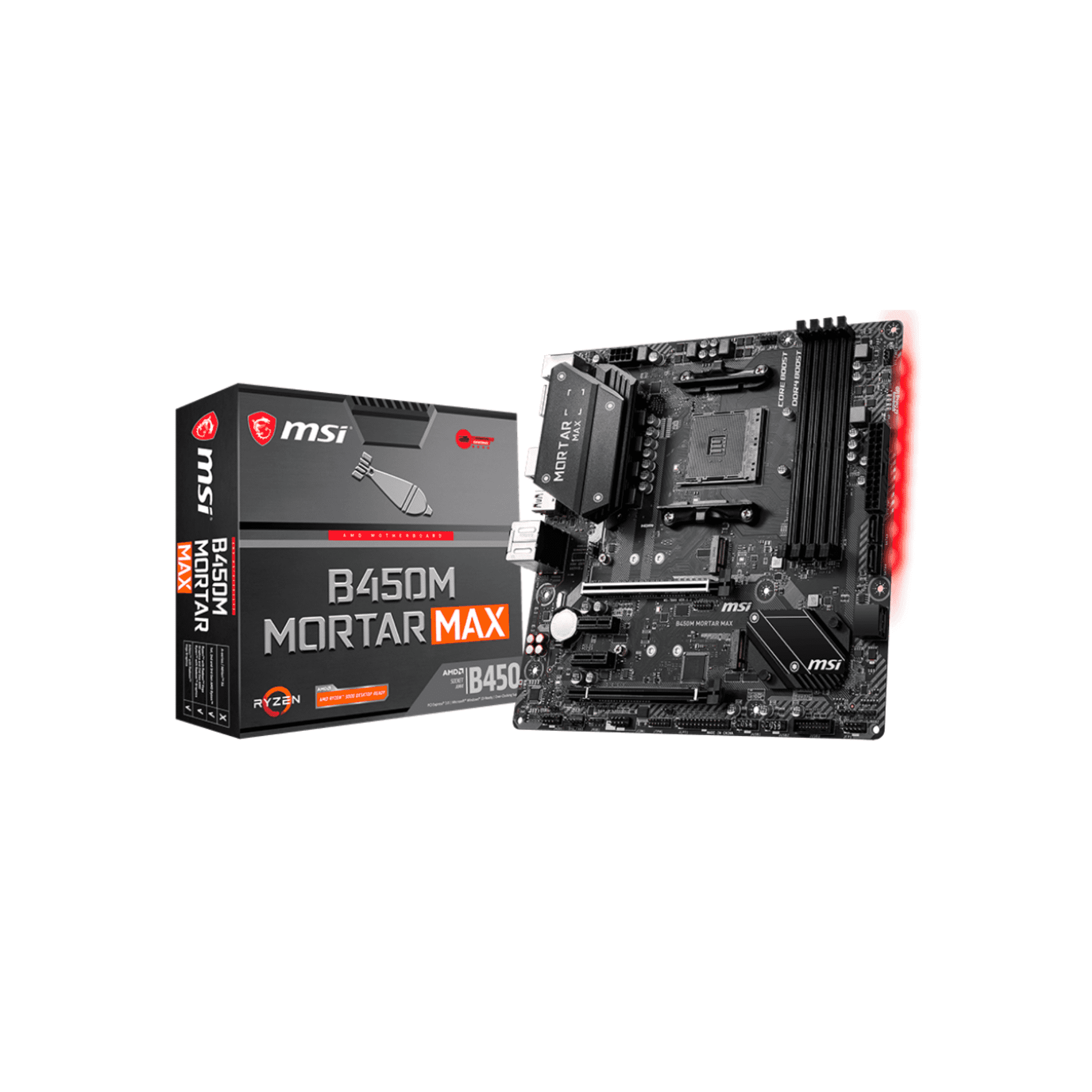 MSI B450M Pro-VDH Max AM4 m-ATX Motherboard