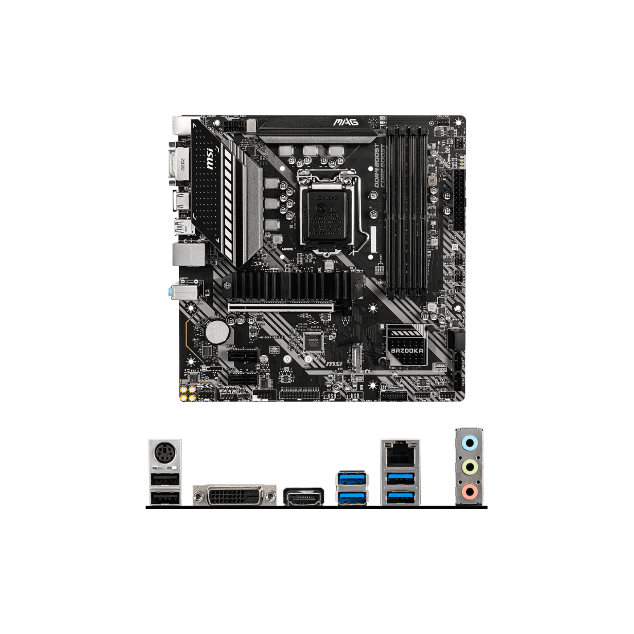 MSI MAG B460M Bazooka LGA1200 mATX Motherboard