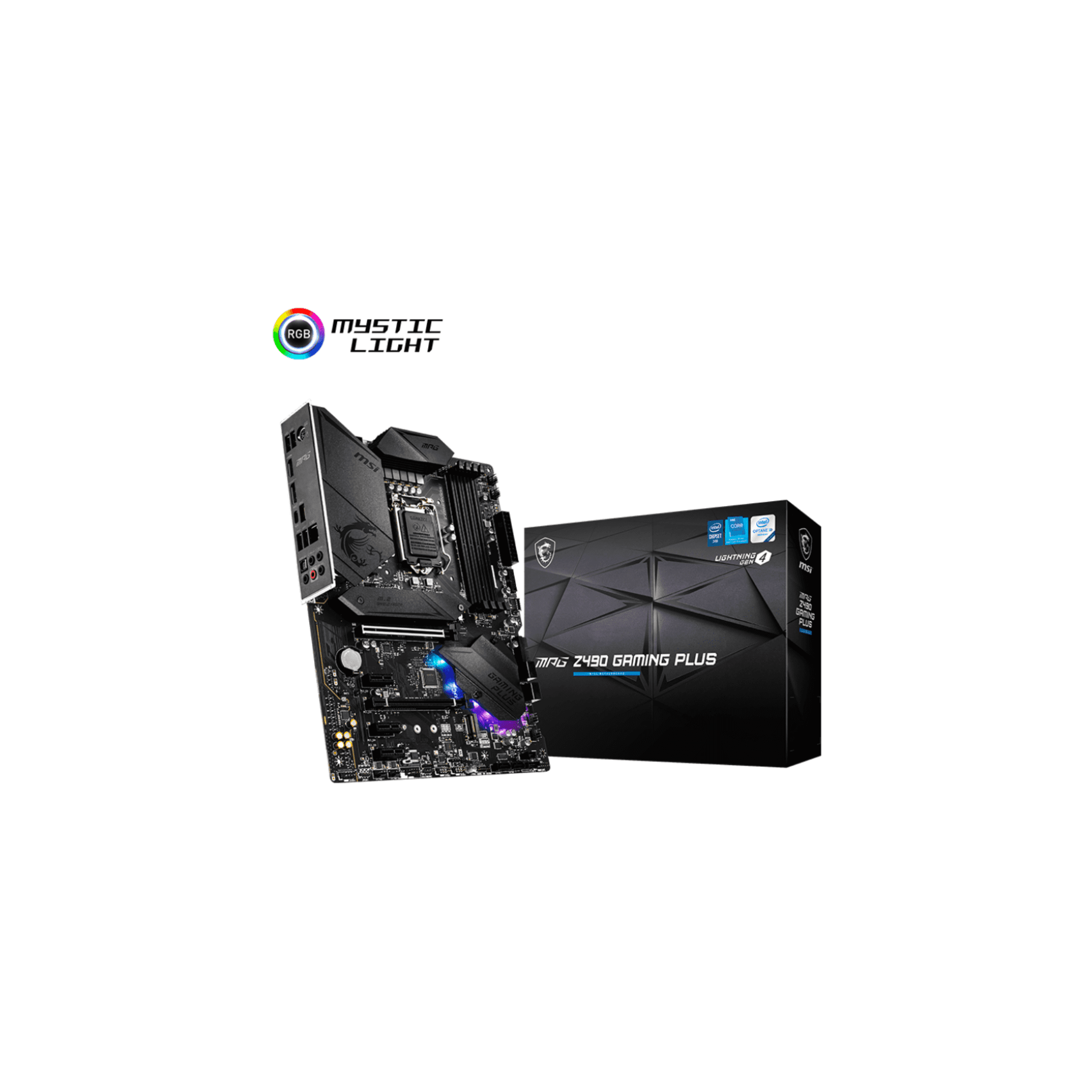 MSI MPG Z490 Gaming Plus LGA1200 ATX Motherboard