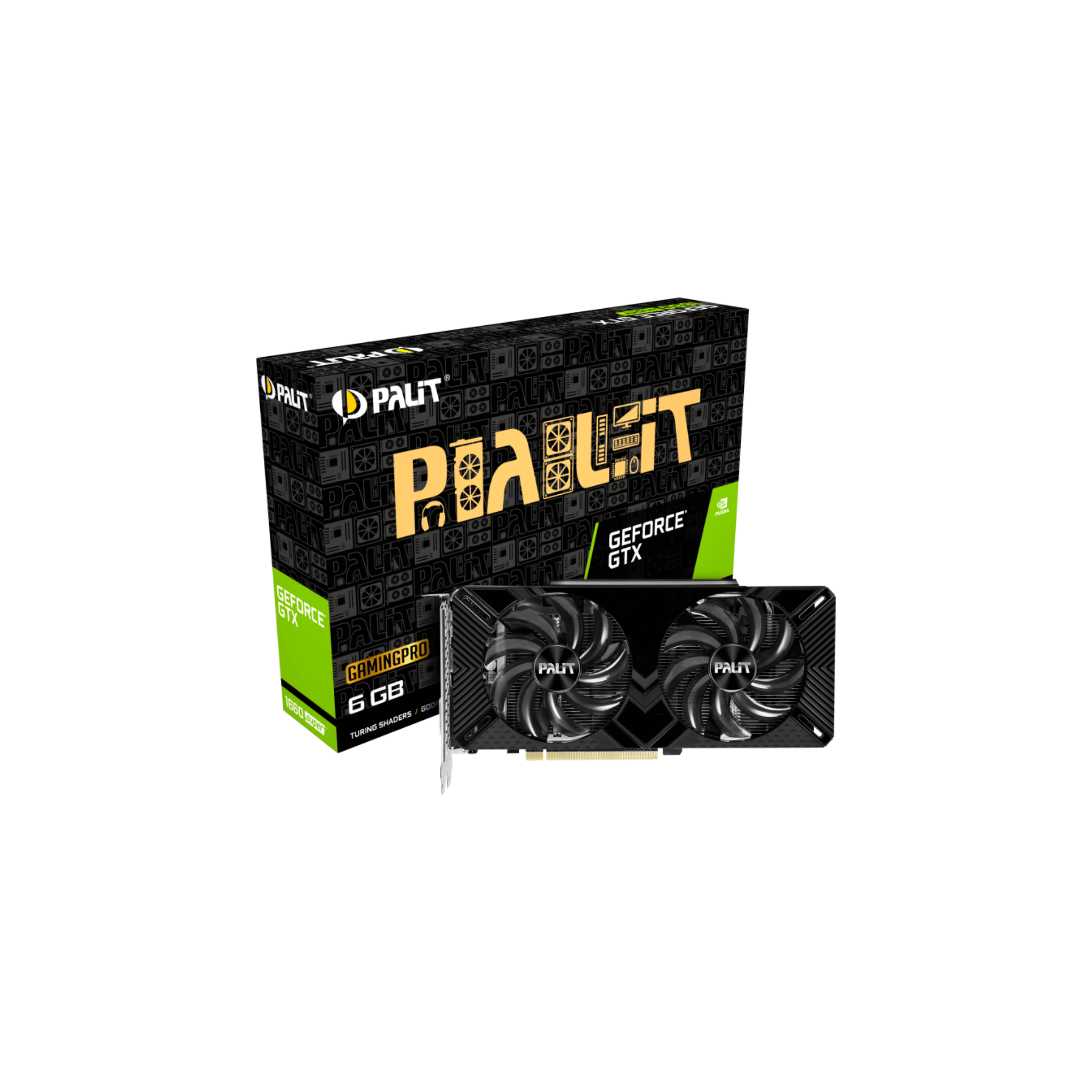 Palit GTX 1660 Super Gaming Pro GDDR6 6gb Graphics Card NE6166S018J9-1160A-1