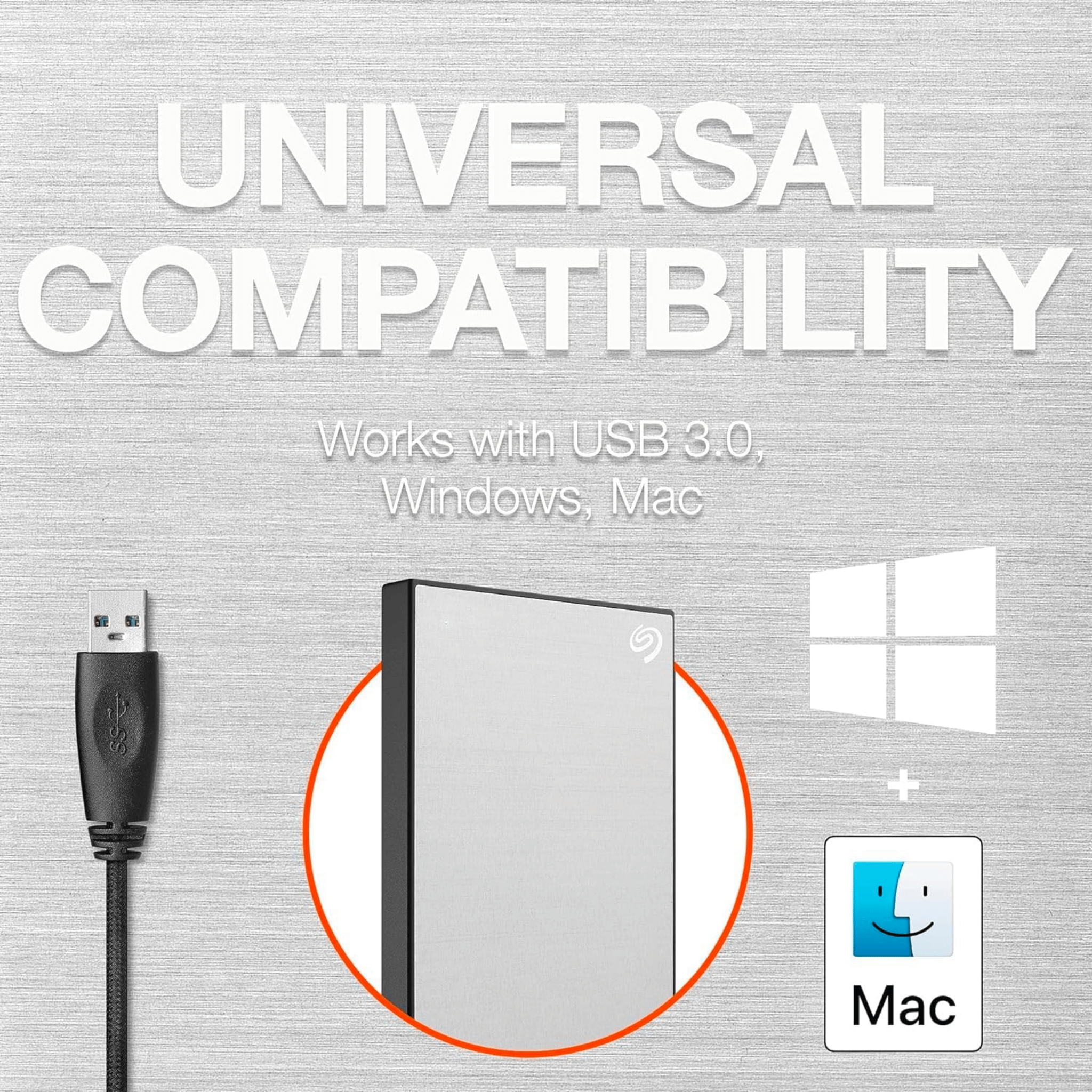 Seagate One Touch 4tb with Password External HDD