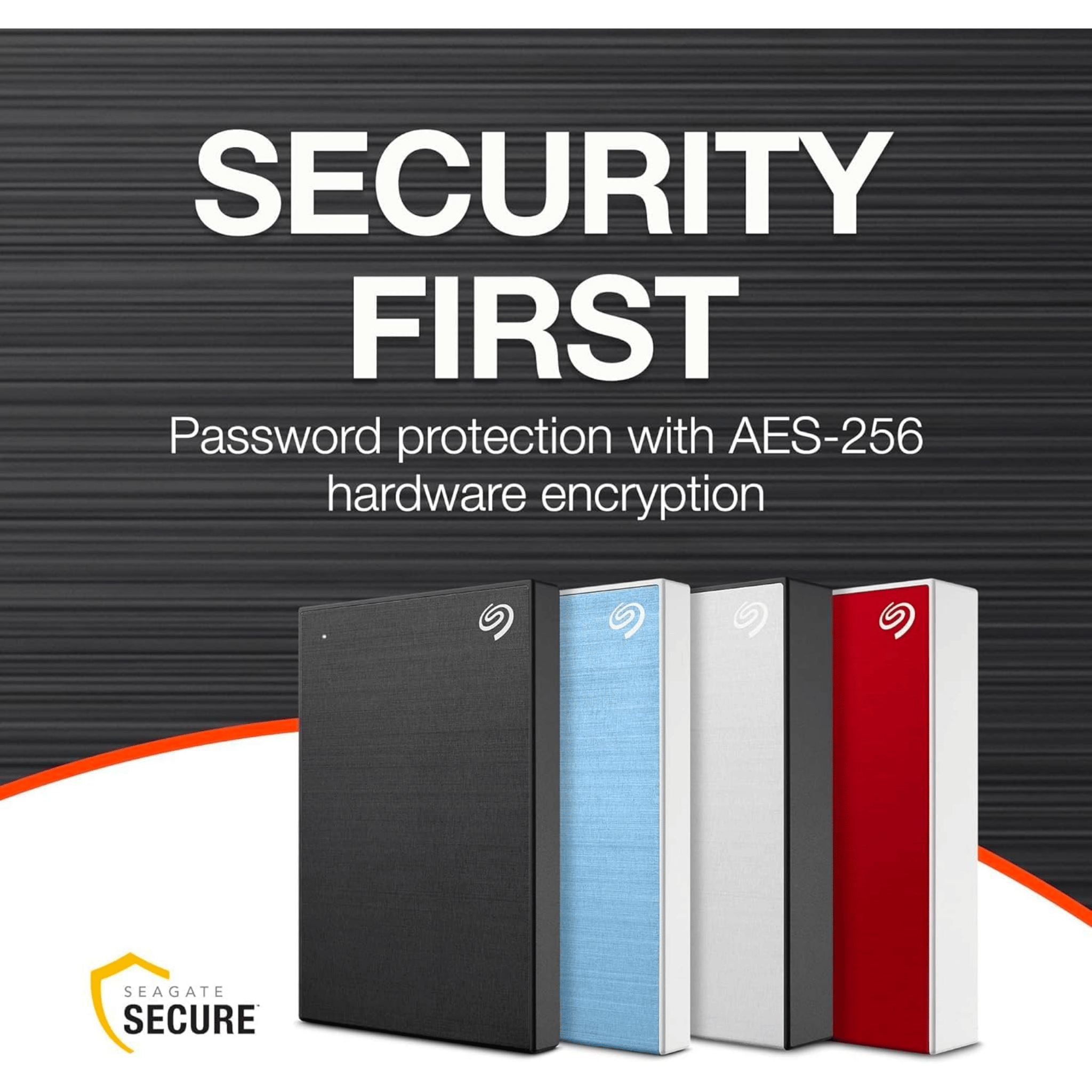 Seagate One Touch 4tb with Password External HDD