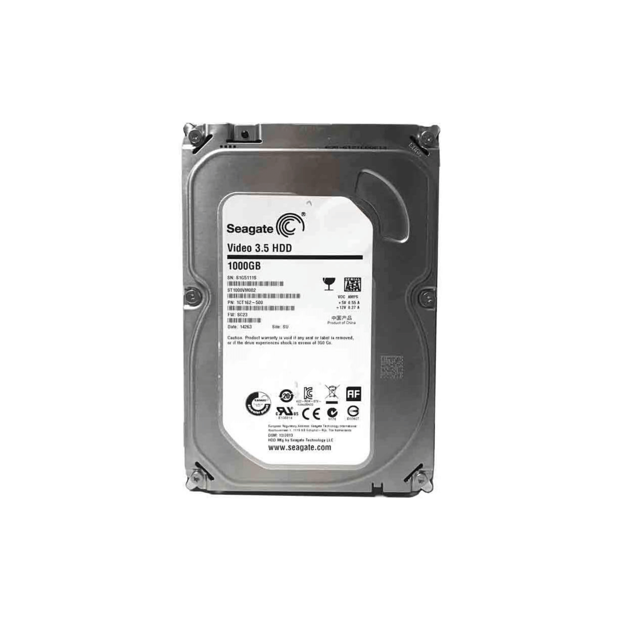Seagate Video 3.5 1tb HDD (ST1000VM002)