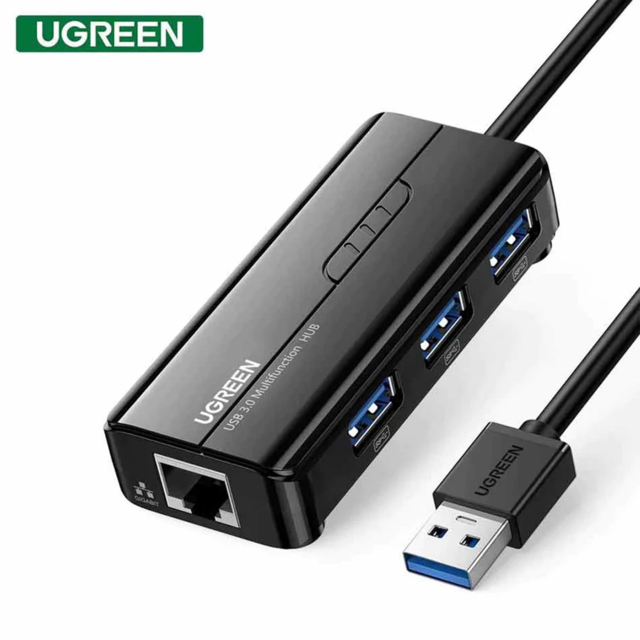 Ugreen Multiport USB 3.0 Hub w/ Gigabit Ethernet Adapter (20265)
