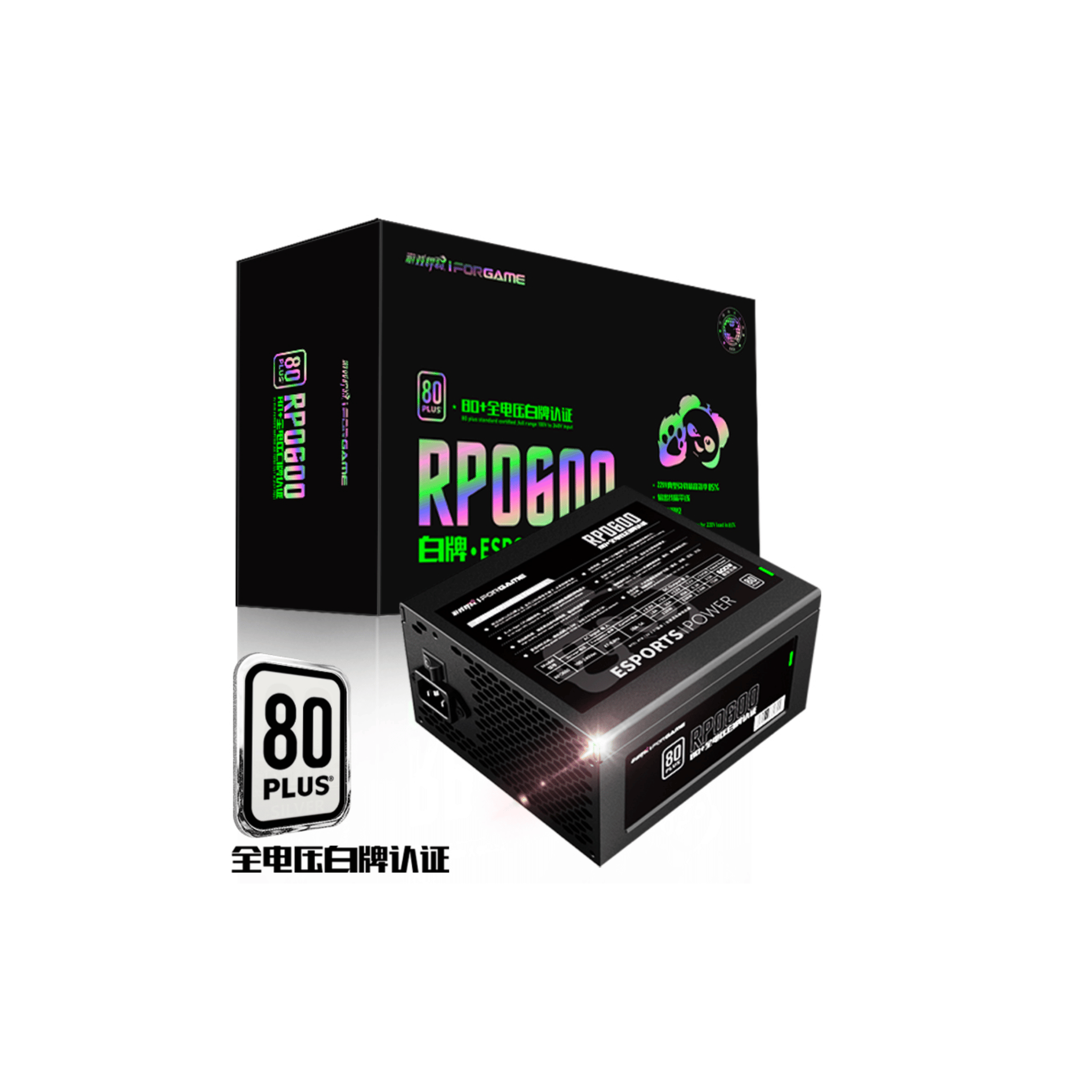 iForgame PRO600 600W E Sports Power 80+ Non-Modular PSU